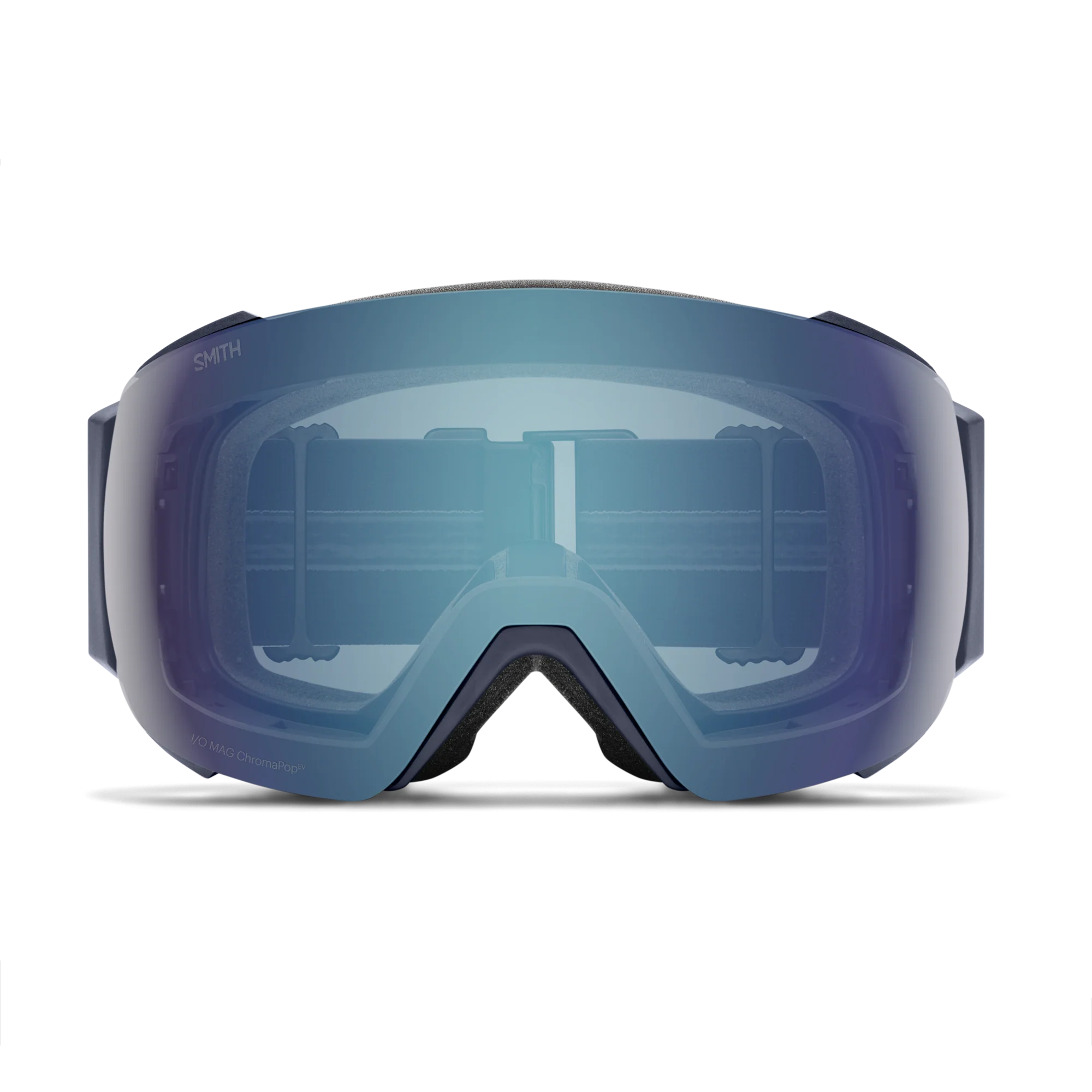 Masque de ski Smith - I/O MAG - Bleu Marine Royal - ChromaPop Everyday Blue Mirror