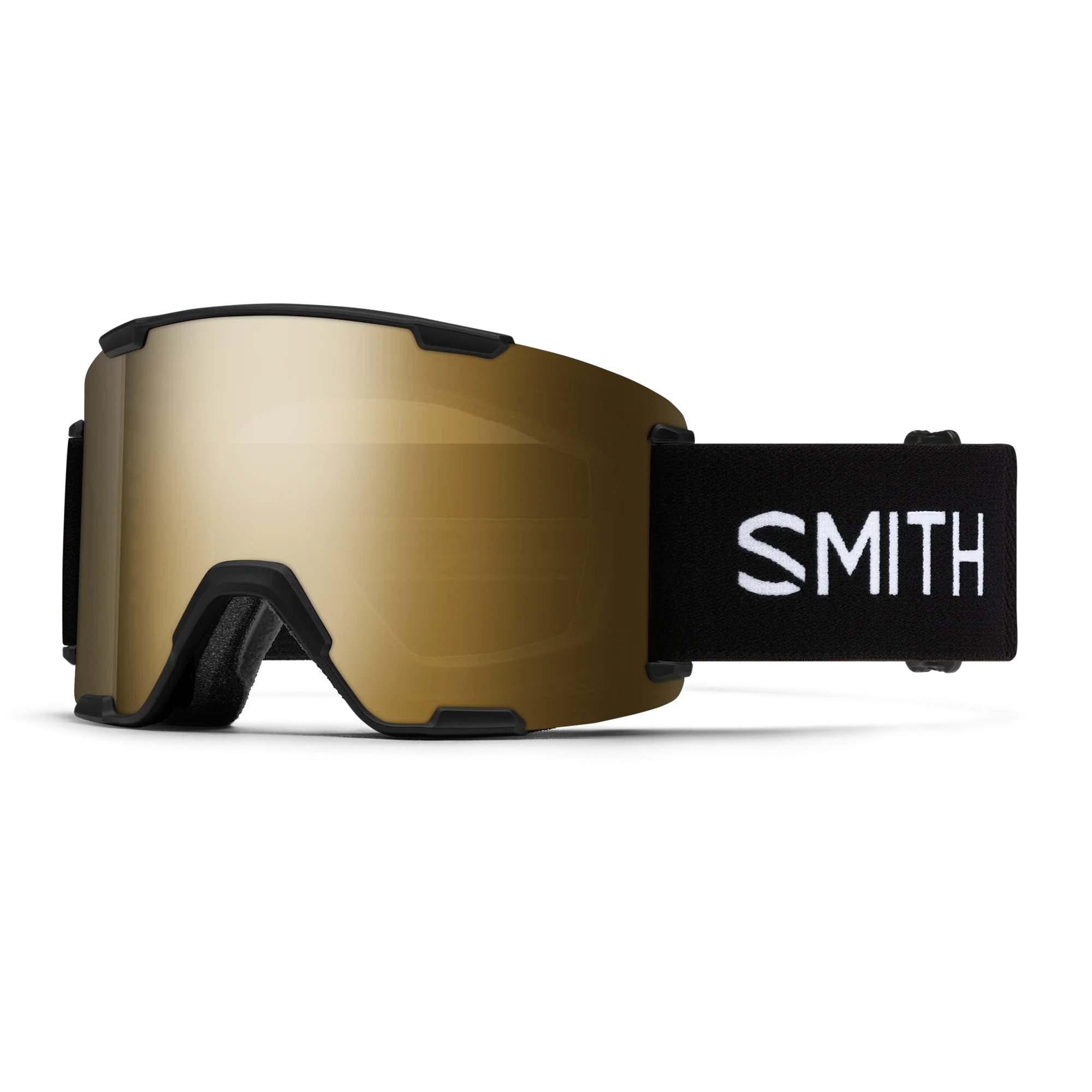 Masque de ski Smith - Stash XL - Noir - ChromaPop Sun Black Gold Mirror