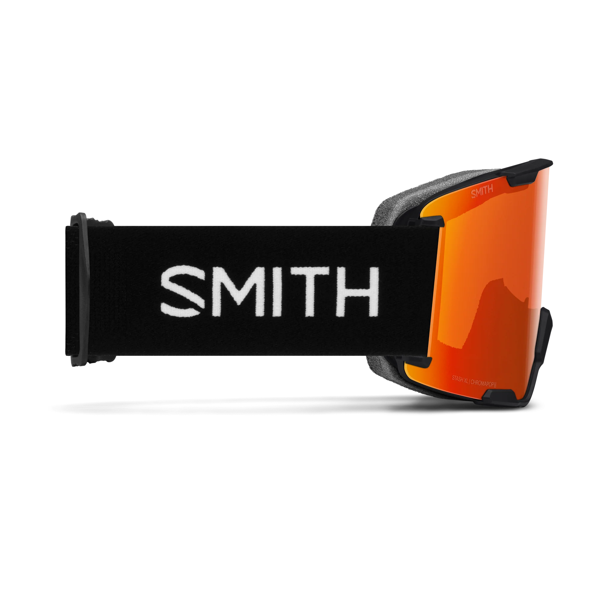 Masque de ski Smith - Stash XL - Noir - ChromaPop Everyday Red Mirror 3