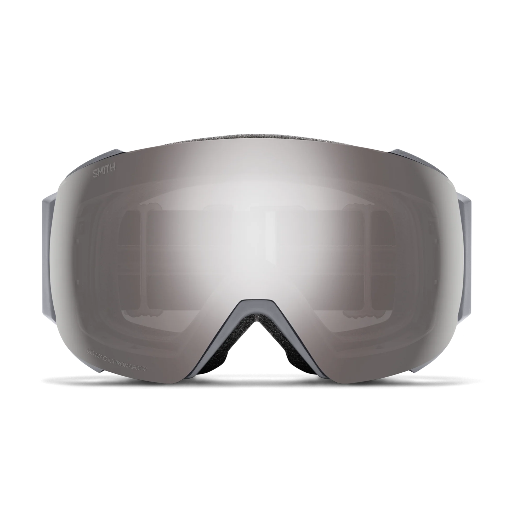 Masque de ski Smith - I/O MAG - Gris Cirrus - ChromaPop Sun Platinum Mirror