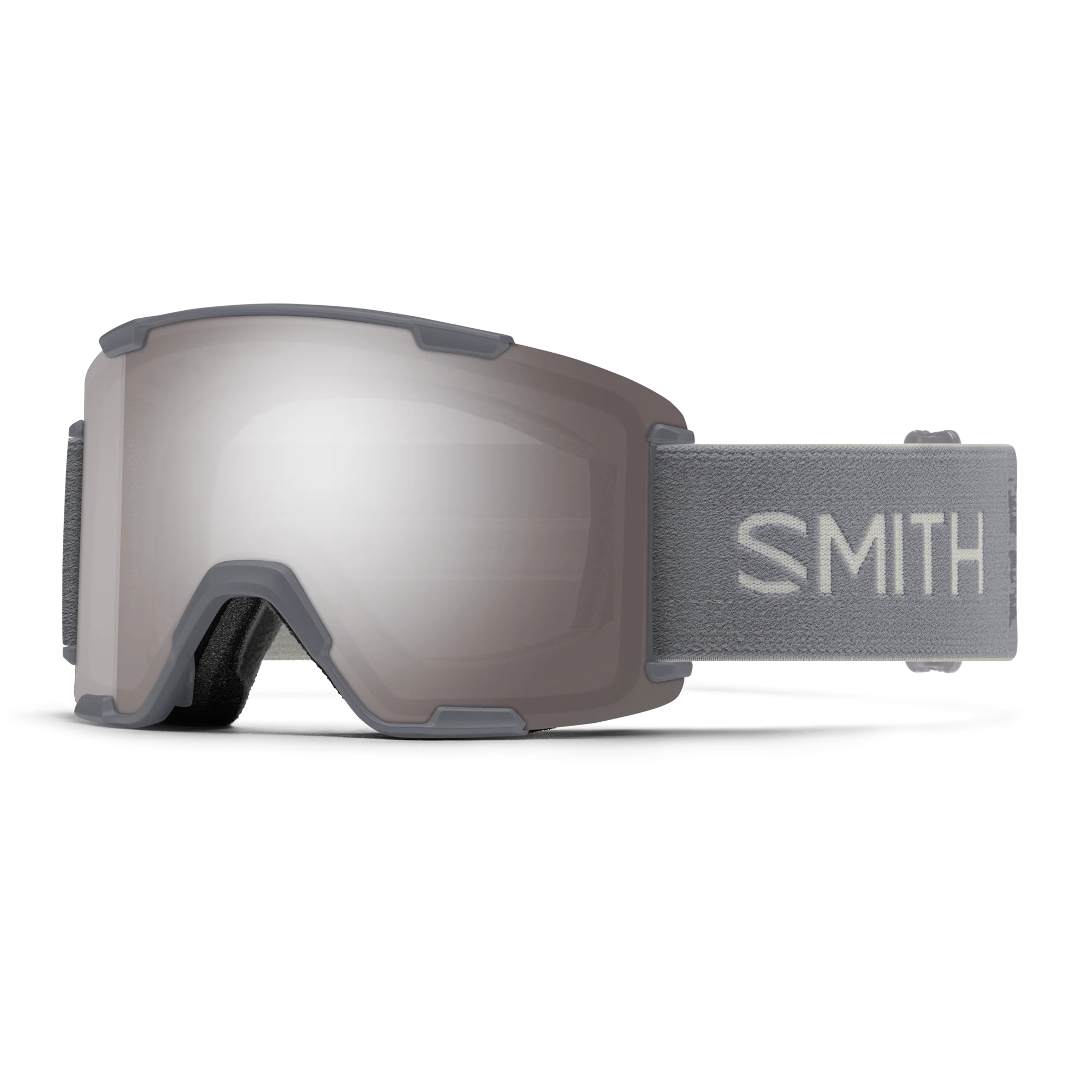 Masque de ski Smith - Stash XL - Gris Cirrus - ChromaPop Sun Platinum Mirror