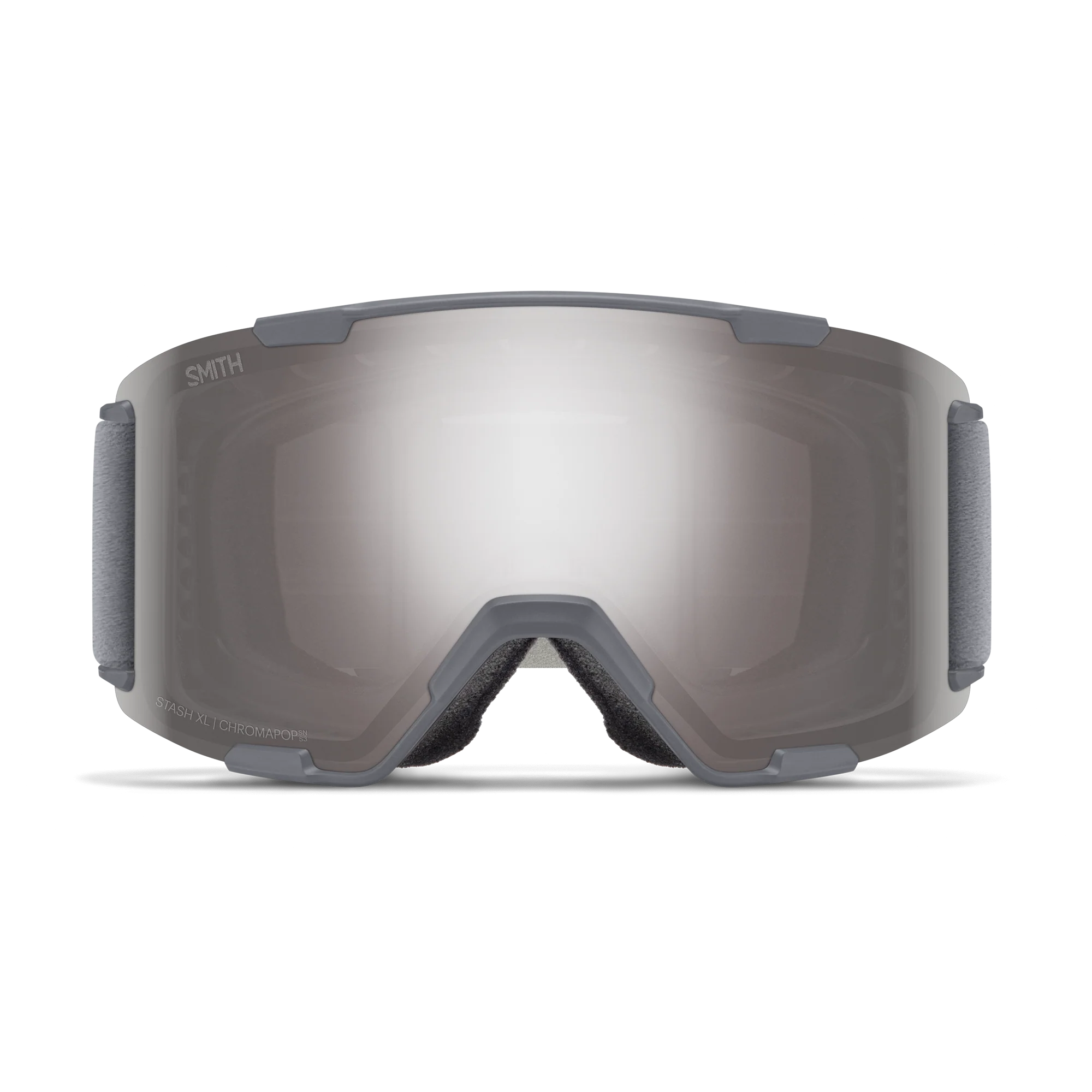 Masque de ski Smith - Stash XL - Gris Cirrus - ChromaPop Sun Platinum Mirror 2
