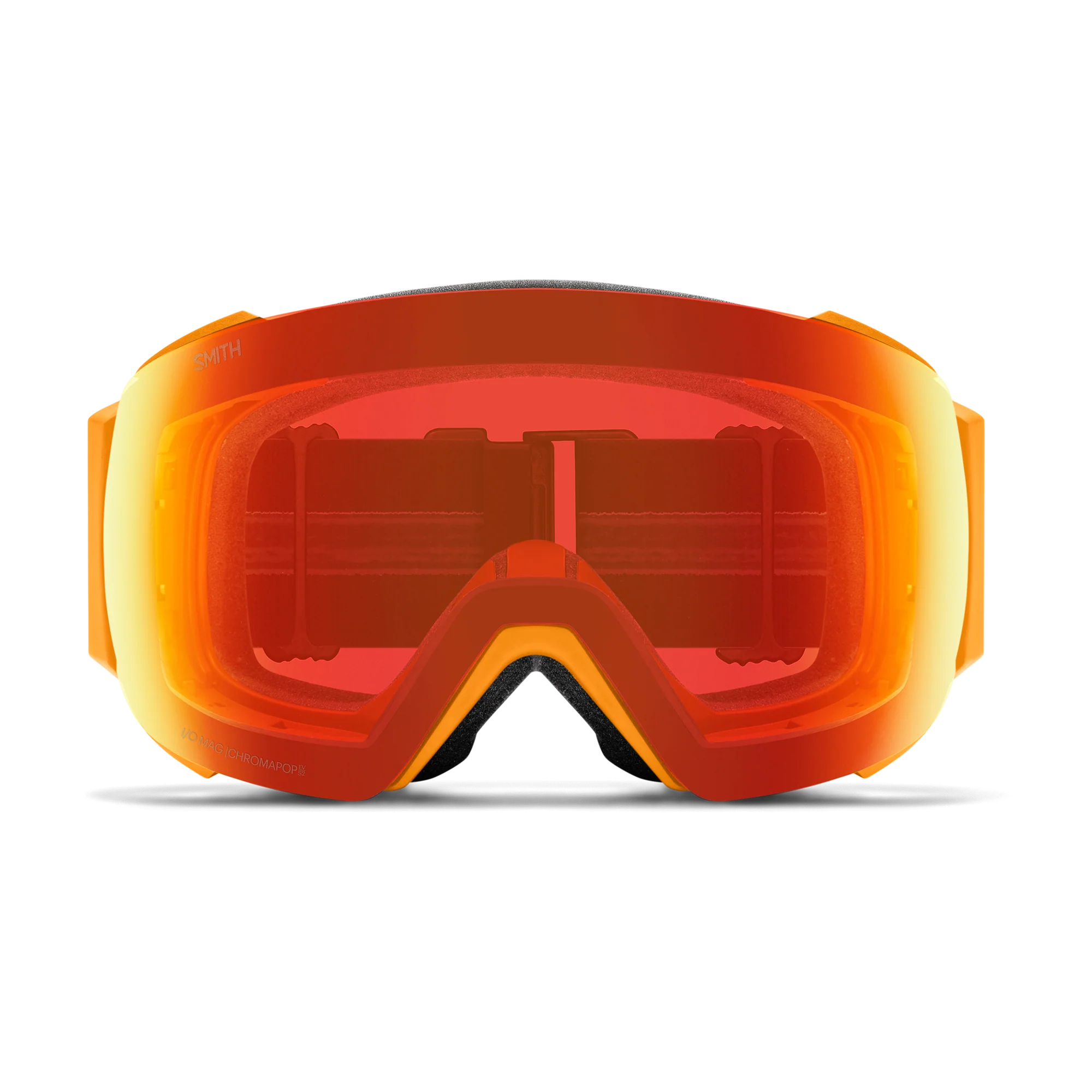 Masque de ski Smith - I/O MAG - Orange Électrique Sunrise - ChromaPop Everyday Red Mirror