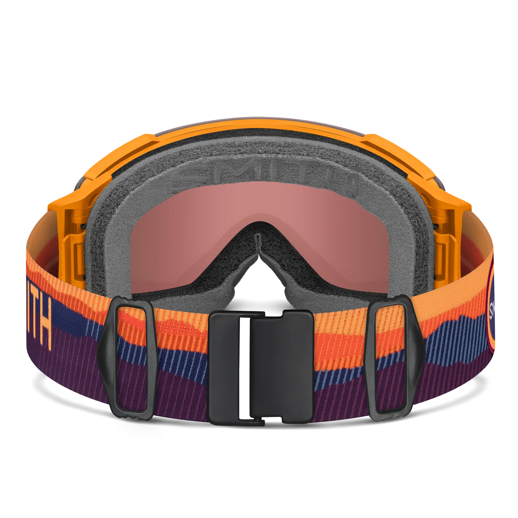 Masque de ski Smith - I/O MAG - Orange Électrique Sunrise - ChromaPop Everyday Red Mirror