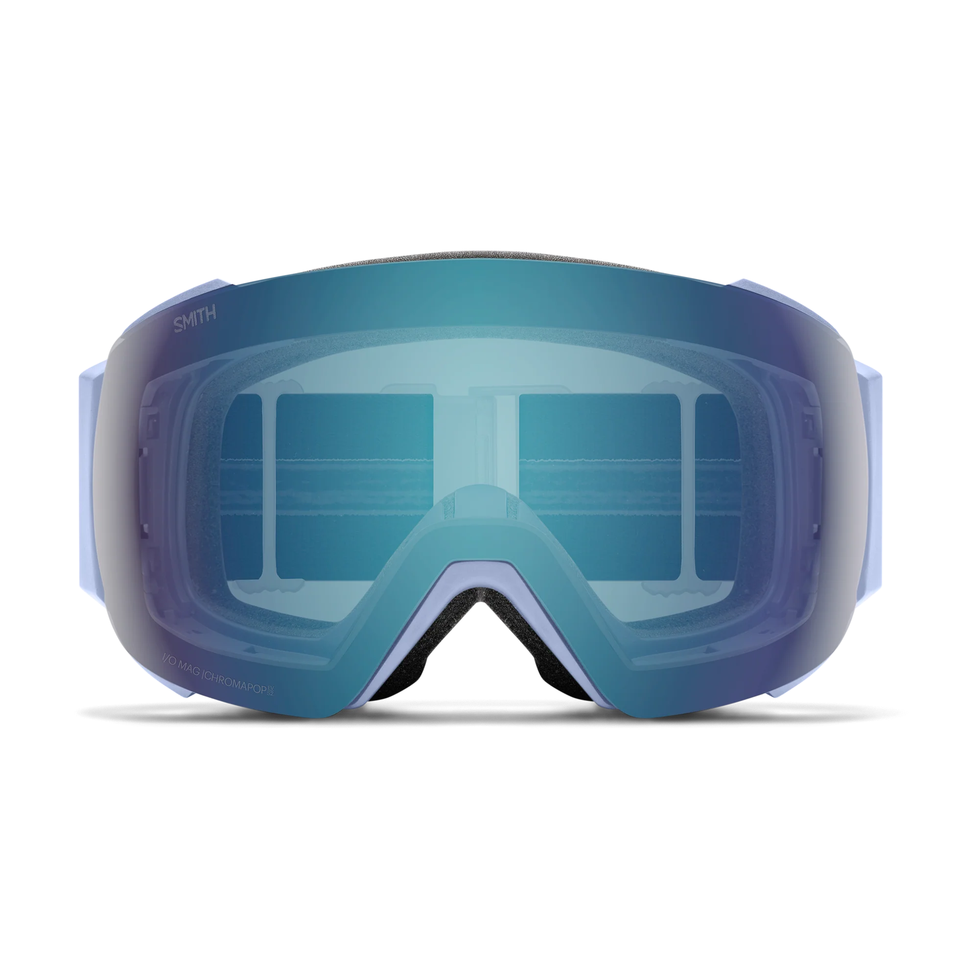 Masque de ski Smith - I/O MAG - Bleu Aura - ChromaPop Everyday Blue Mirror