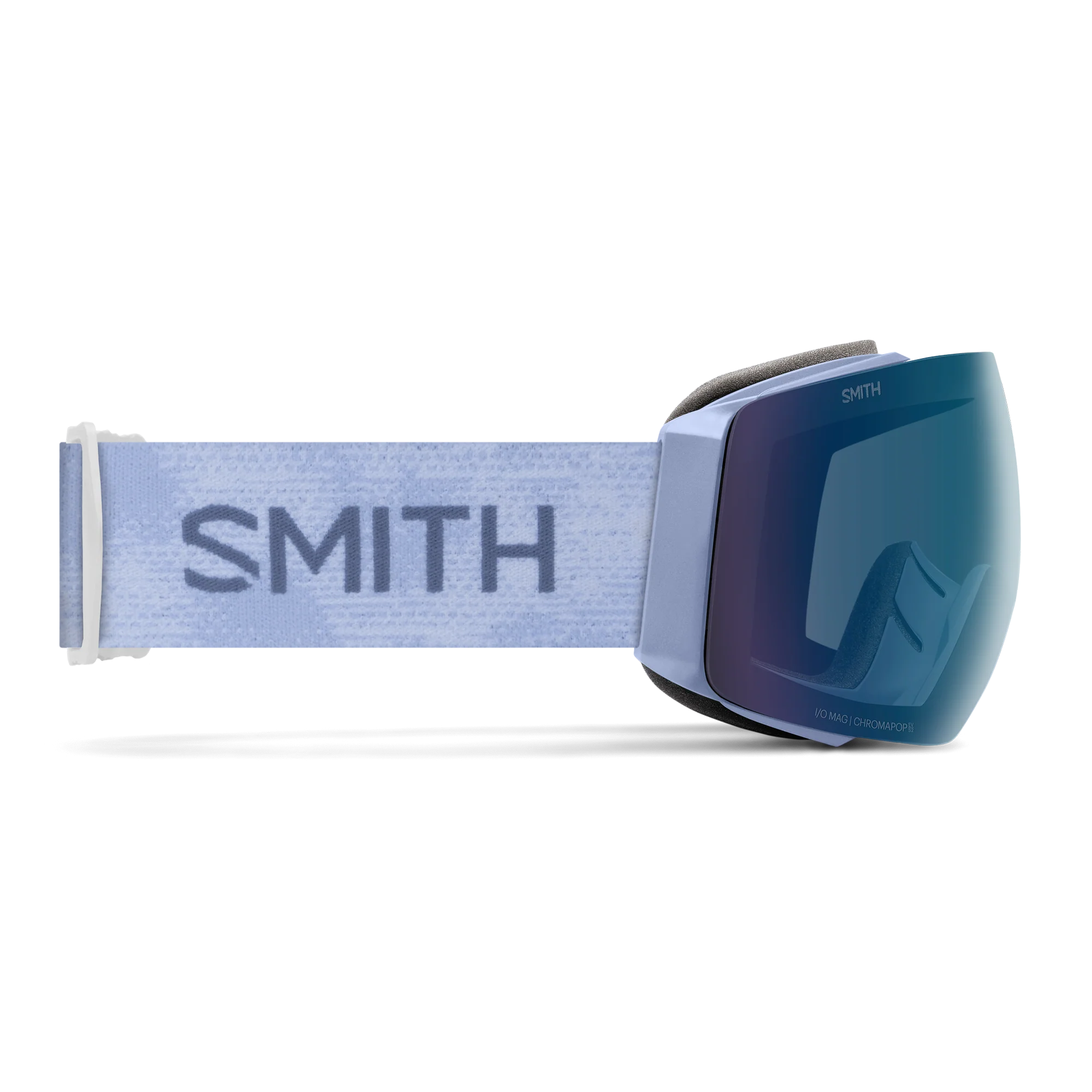 Masque de ski Smith - I/O MAG - Bleu Aura - ChromaPop Everyday Blue Mirror