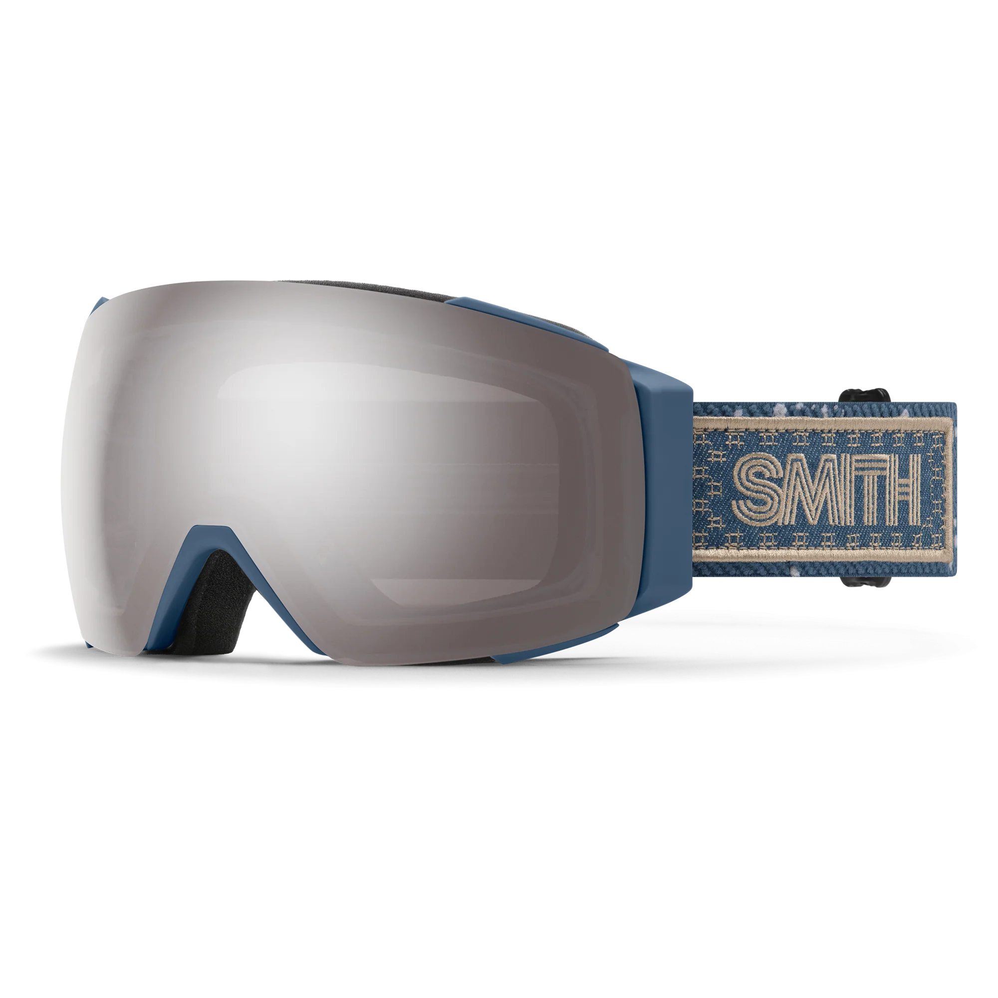 Masque de ski Smith - I/O MAG - Gris Future Warm Steel - ChromaPop Sun Platinum Mirror