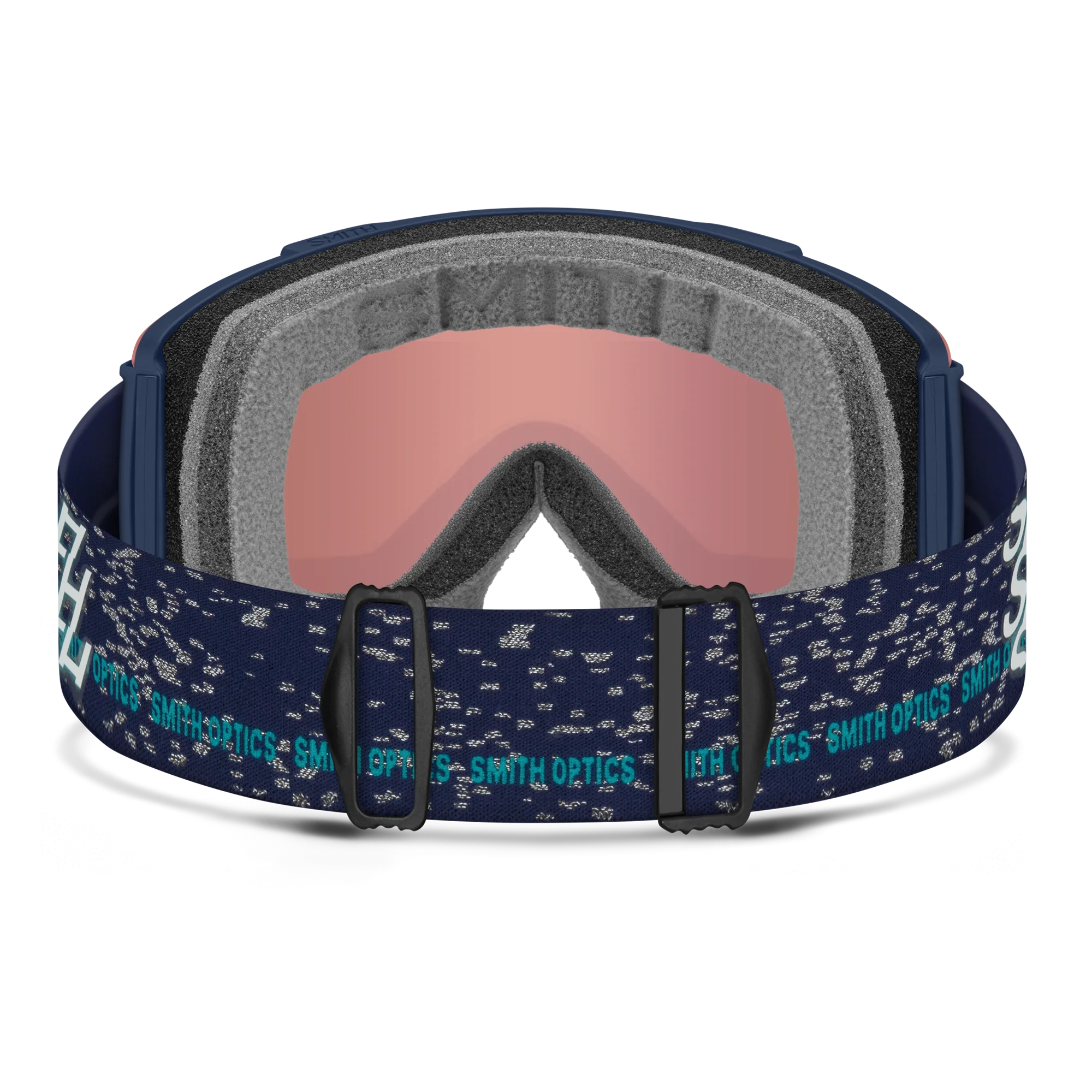 Masque de ski Smith - Stash XL - Bleu nuit Snow - ChromaPop Everyday Blue Mirror 4