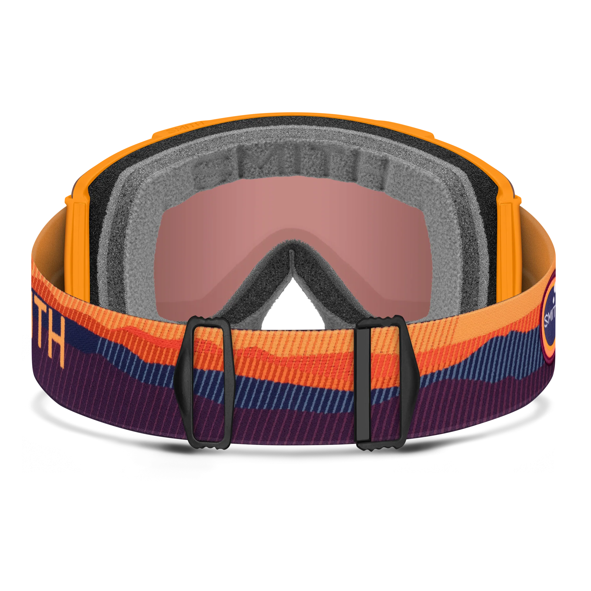 Masque de ski Smith - Stash XL - Orange électrique Sunrise - ChromaPop Everyday Red Mirror 4