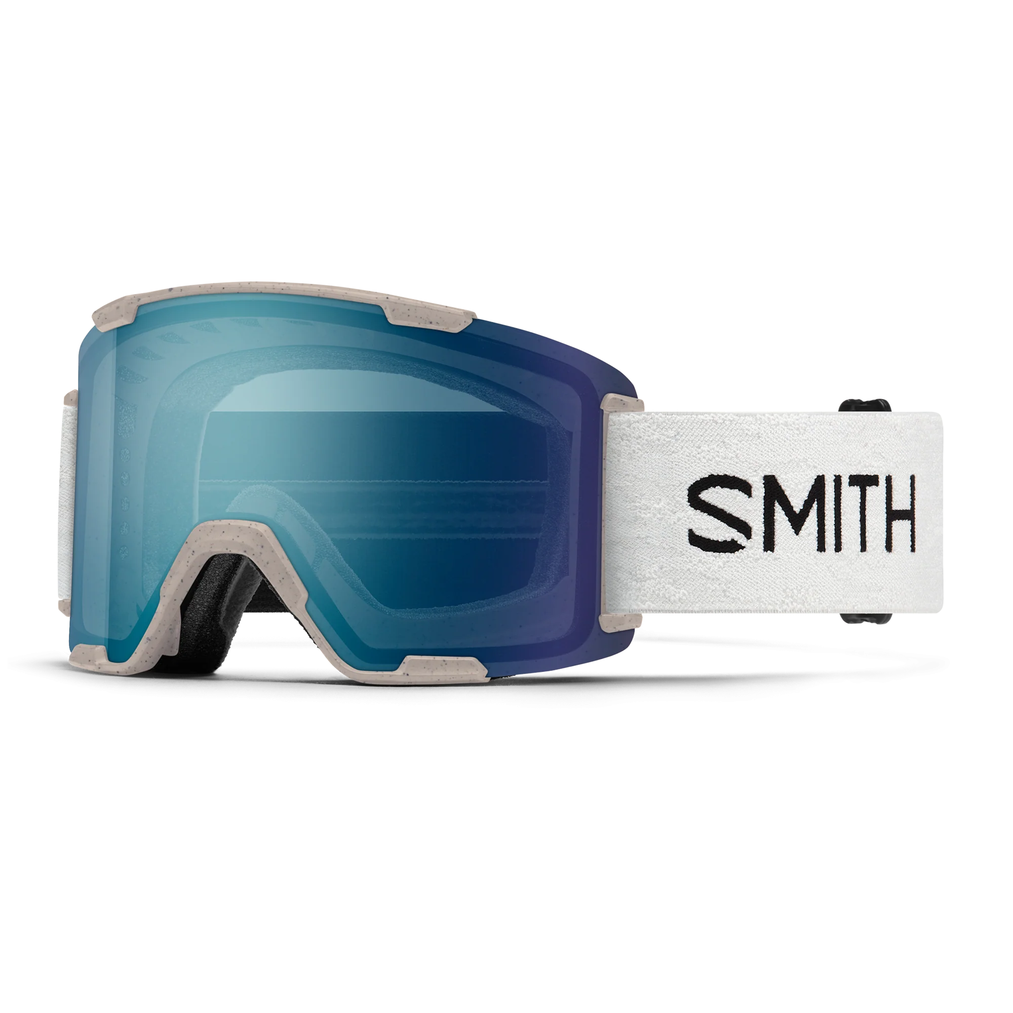 Masque de ski Smith - Stash XL - Raw Renu non teinté - ChromaPop Everyday Blue Mirror