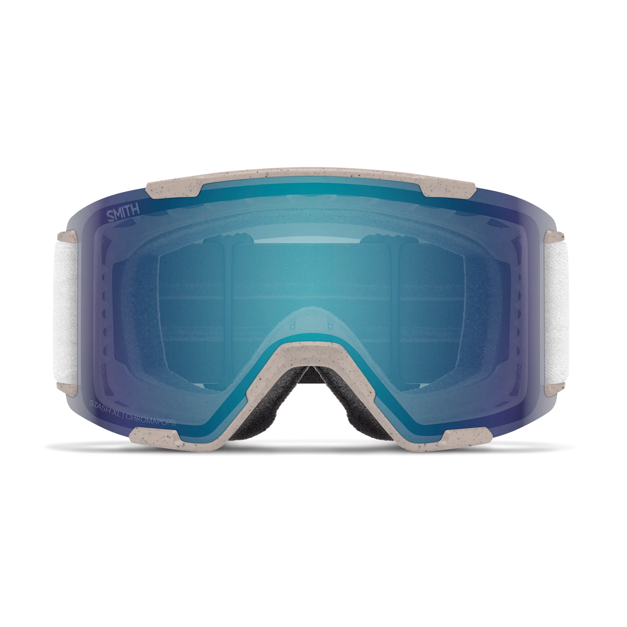 Masque de ski Smith - Stash XL - Raw Renu non teinté - ChromaPop Everyday Blue Mirror 2