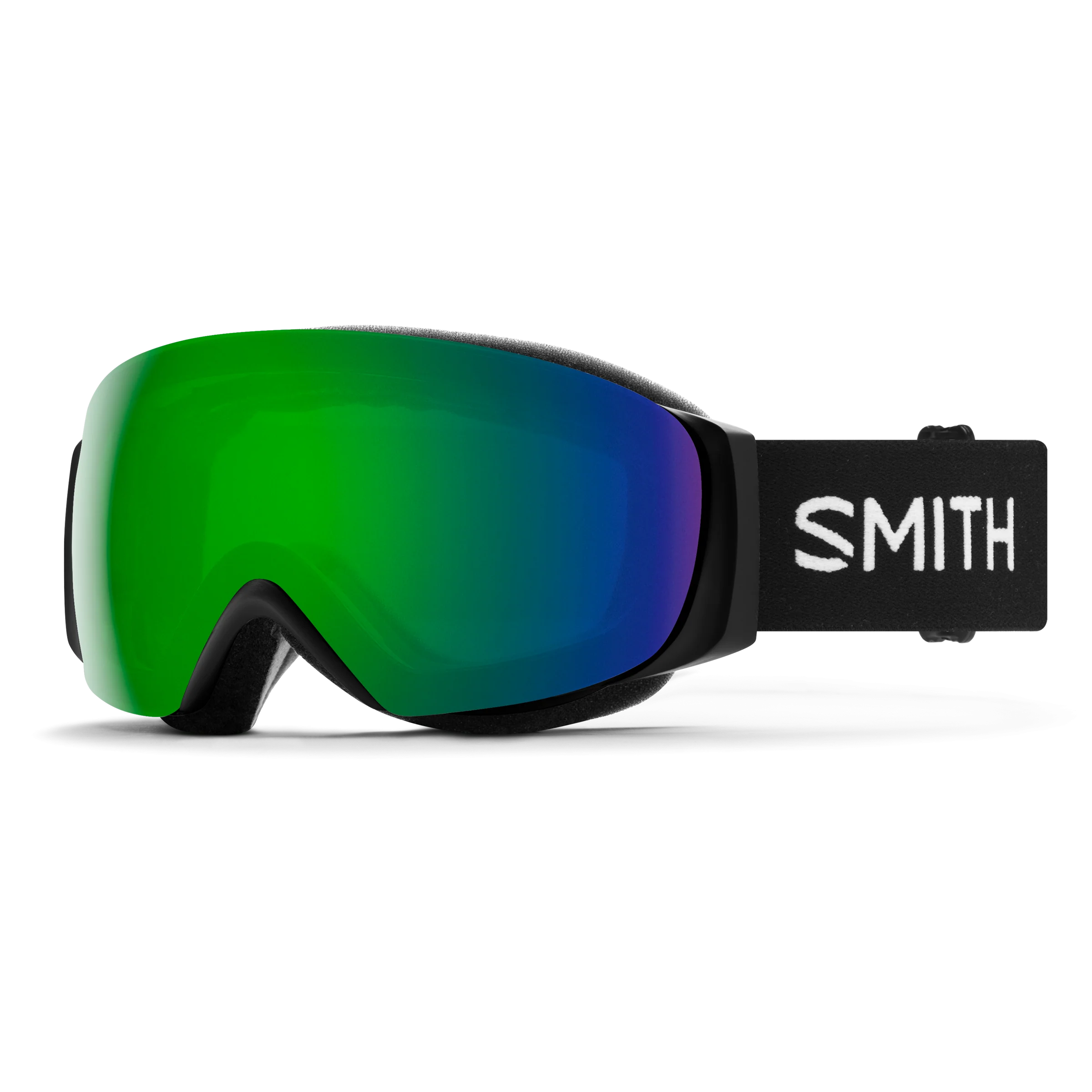Masque de ski Smith - I/O MAG S - Noir - ChromaPop Sun Green Mirror