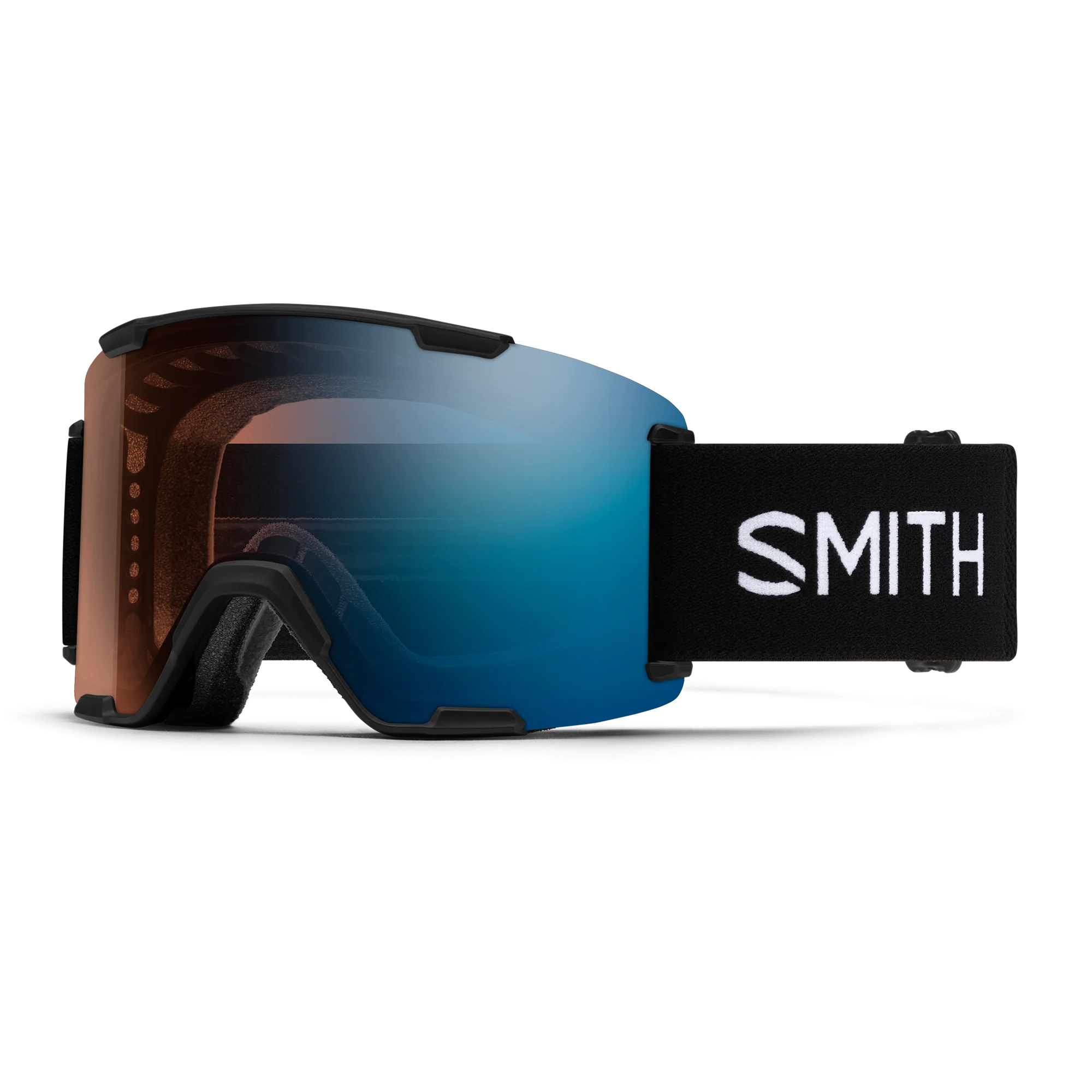 Masque de ski Smith - Stash XL - Noir - ChromaPop Pro Photochromic Blue Mirror