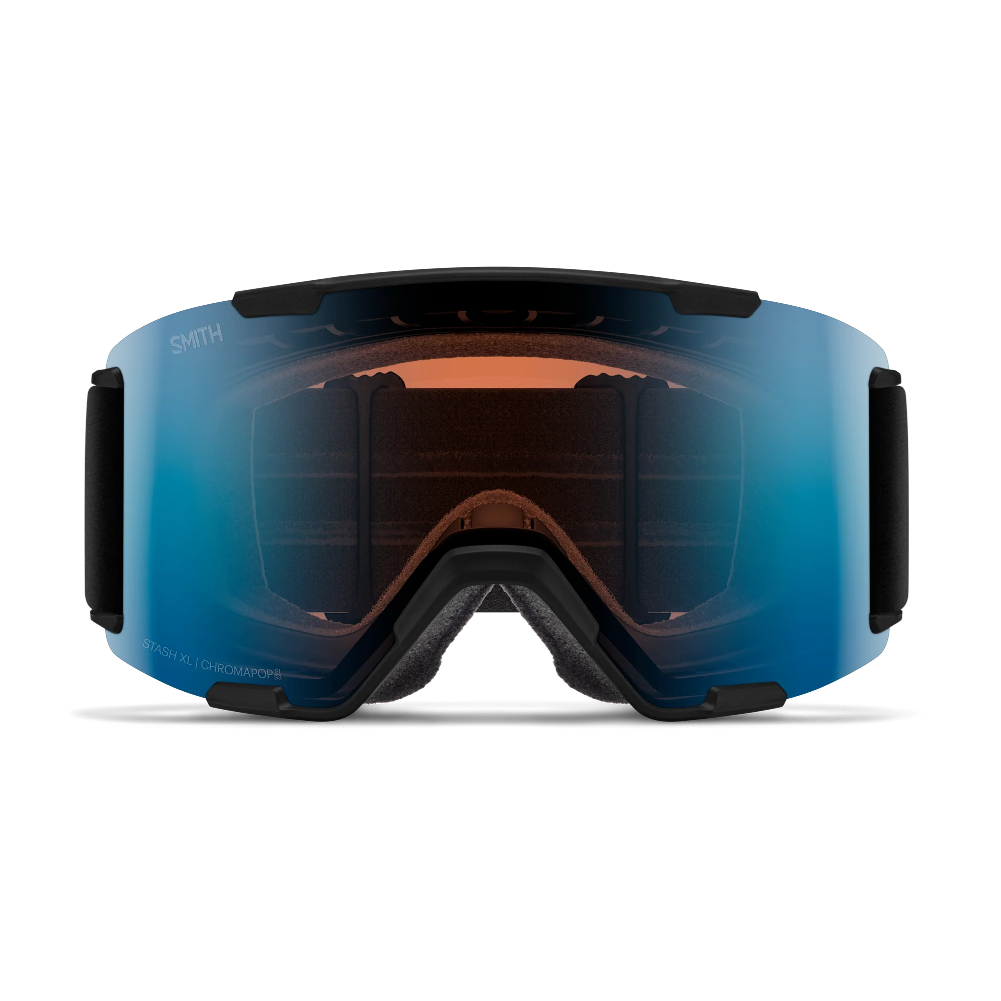 Masque de ski Smith - Stash XL - Noir - ChromaPop Pro Photochromic Blue Mirror 2