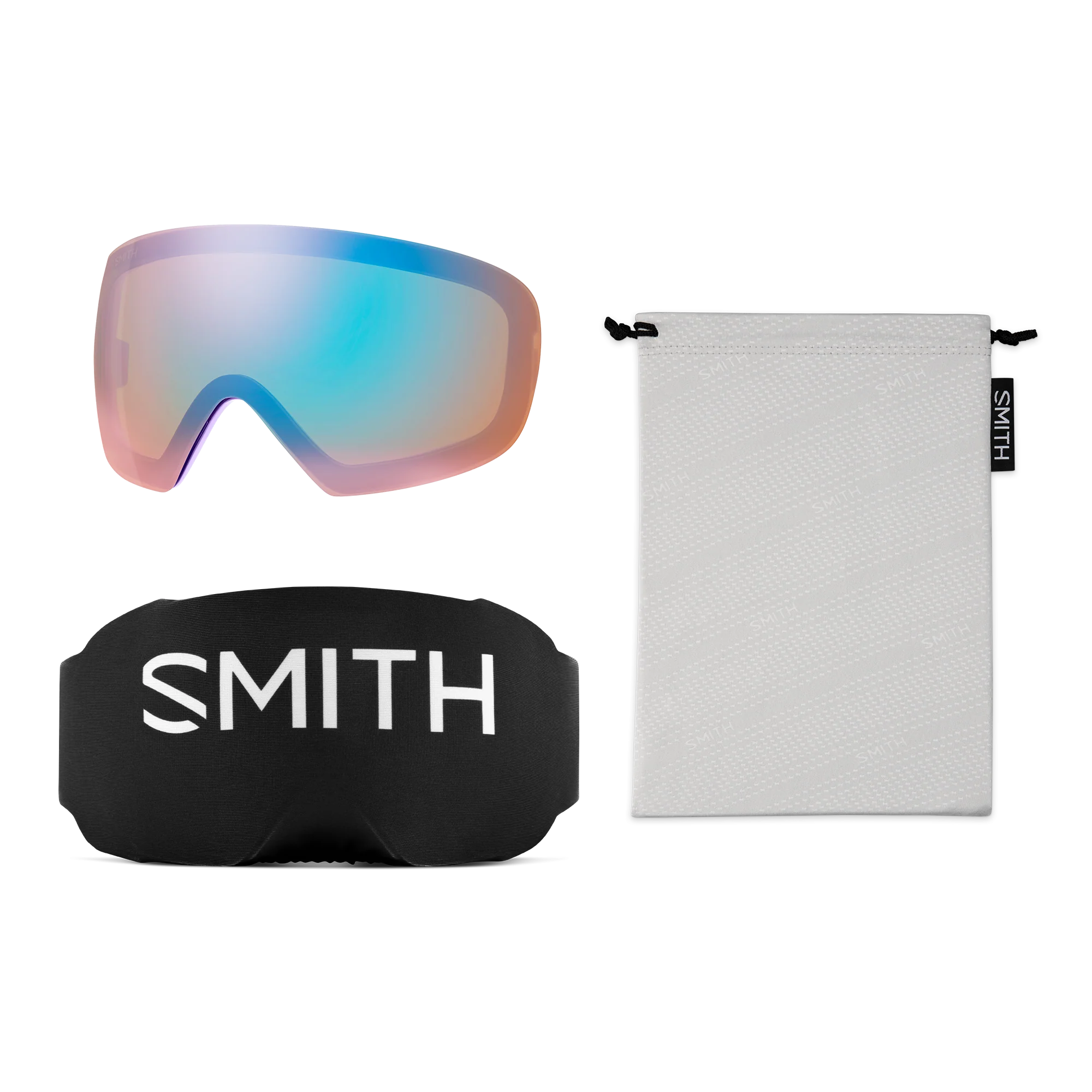 Masque de ski Smith - I/O MAG S - Lavande Clair - ChromaPop Sun Platinum Mirror
