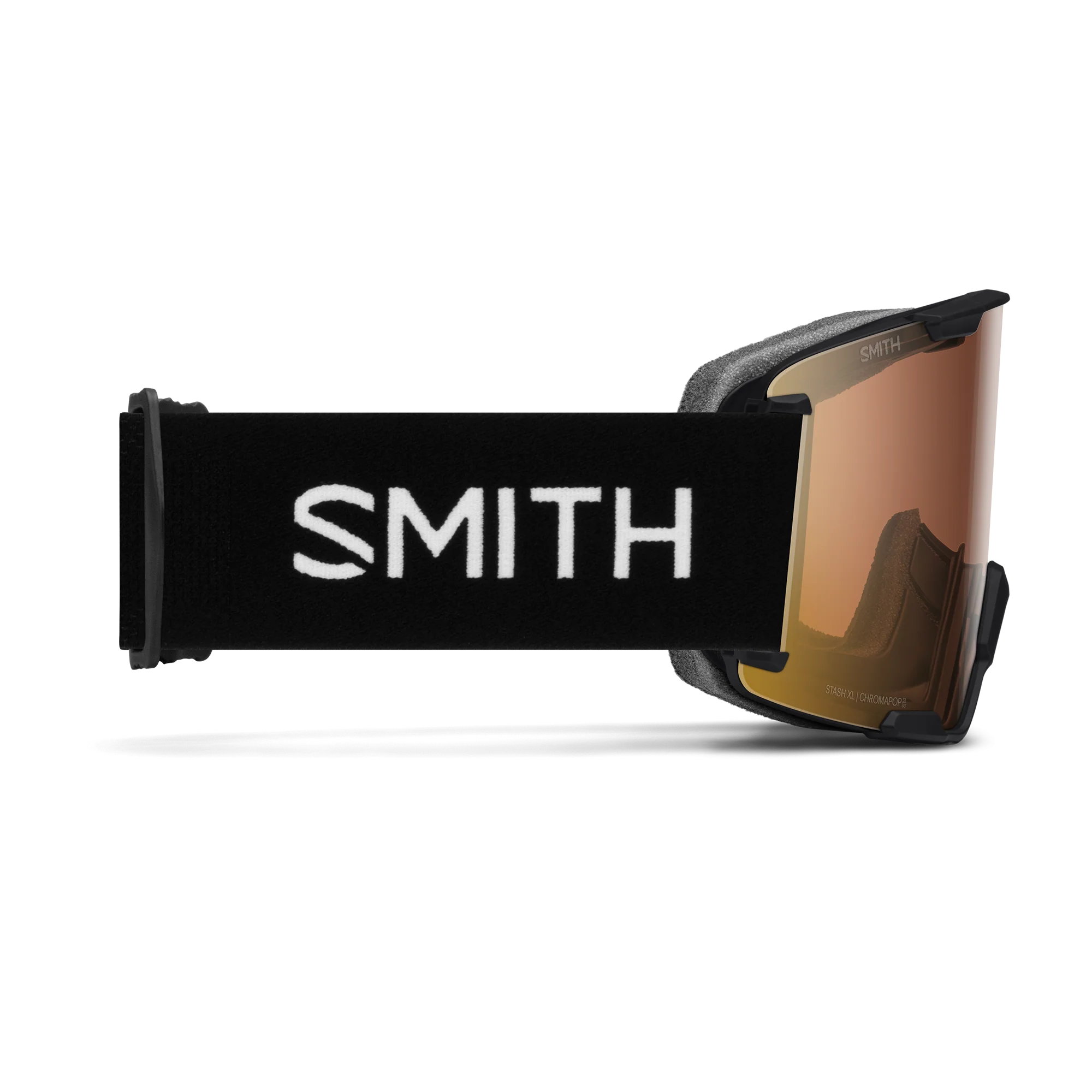 Masque de ski Smith - Stash XL - Noir - ChromaPop Pro Photochromic Gold Mirror 3