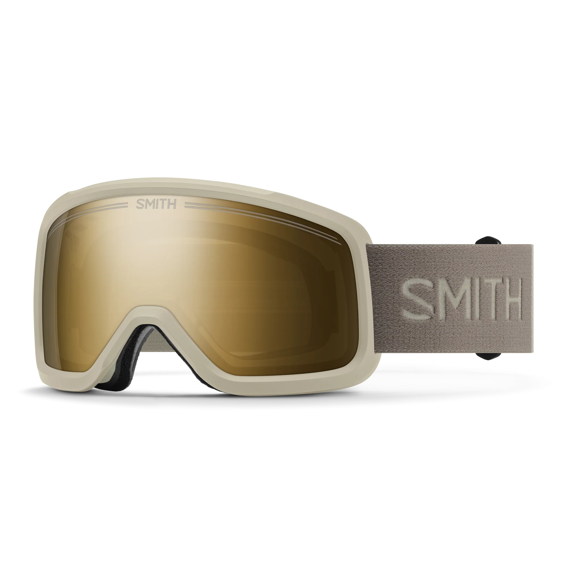 Masque de ski Smith - Shakedown - Craie - ChromaPop Sun Black Gold Mirror