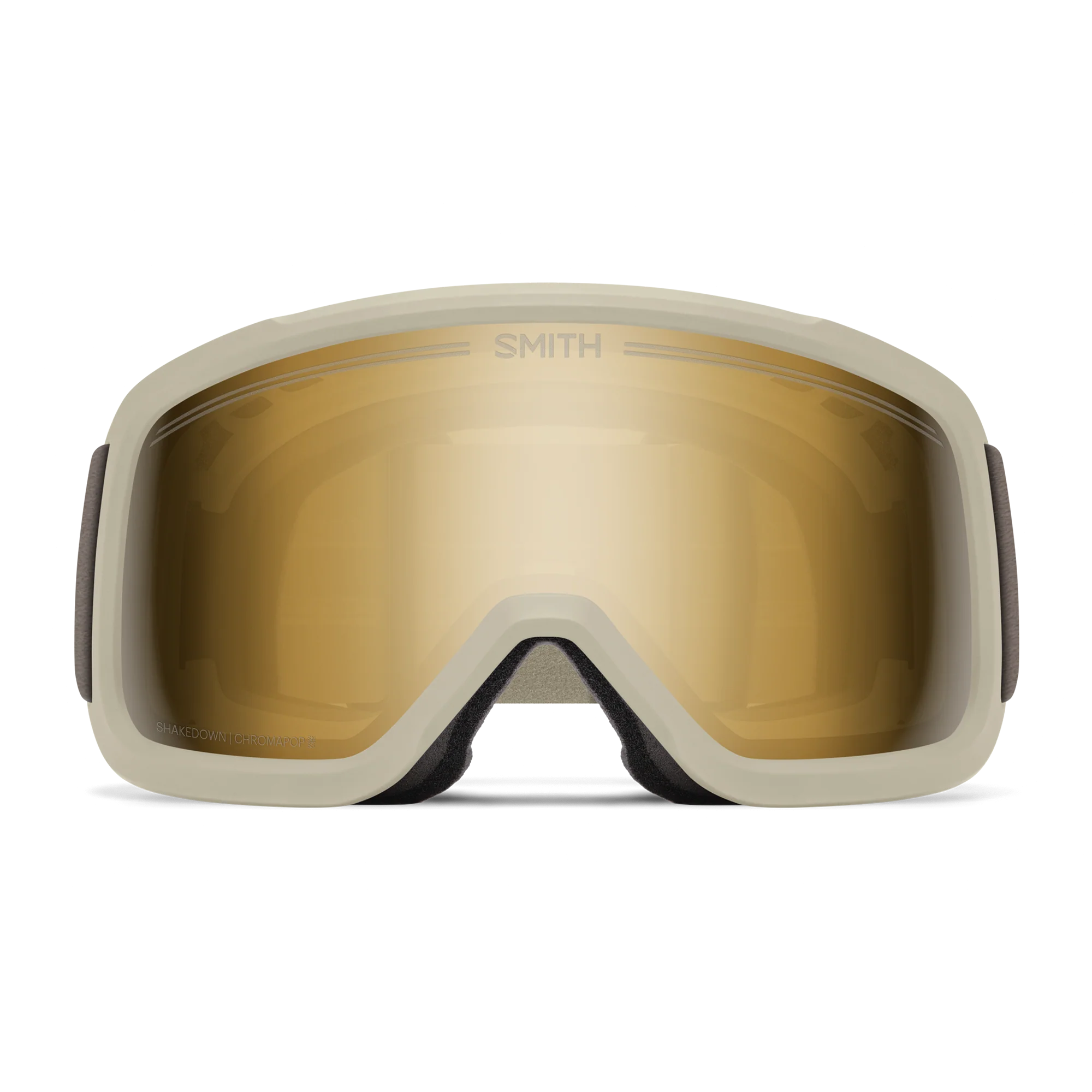Masque de ski Smith - Shakedown - Craie - ChromaPop Sun Black Gold Mirror 2