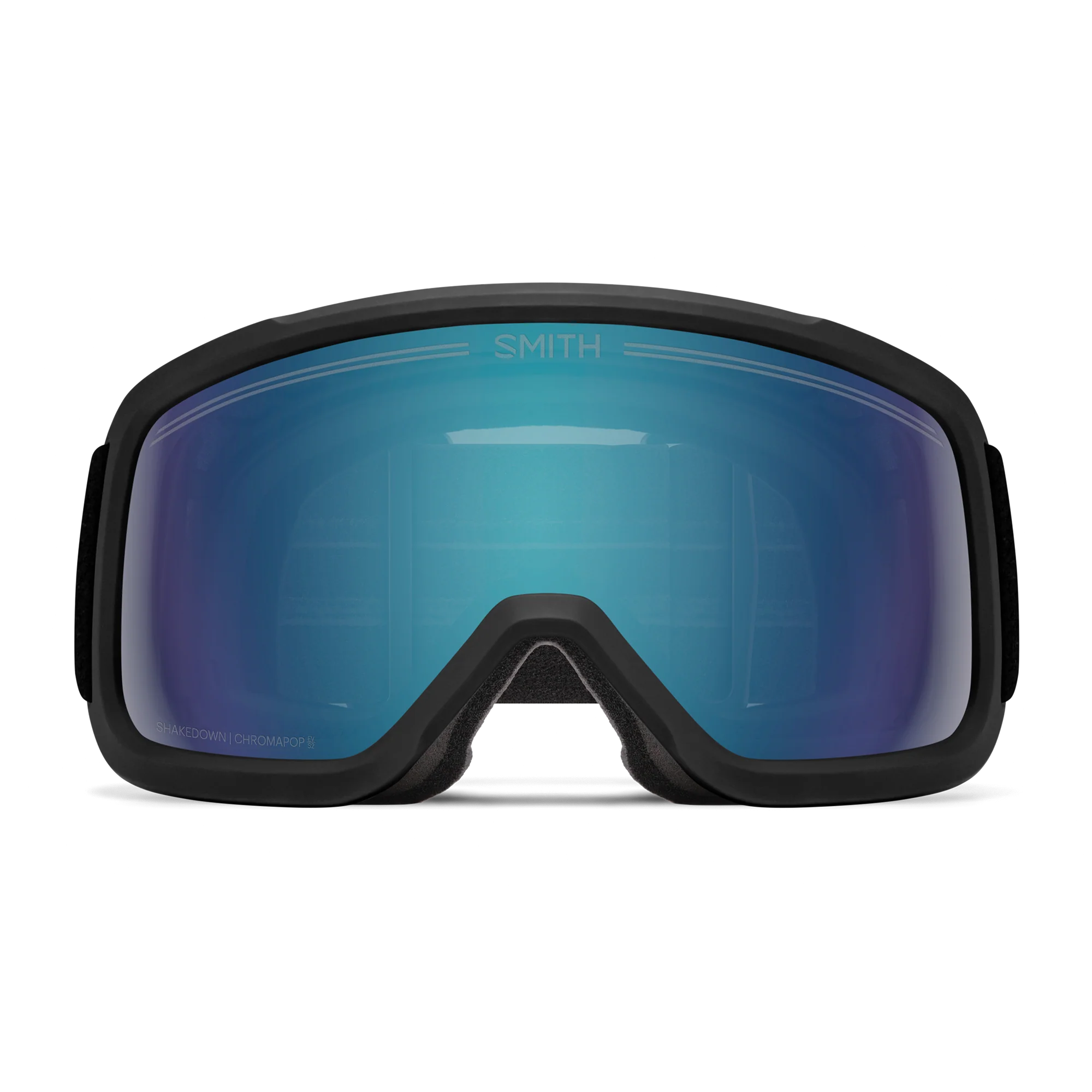 Masque de ski Smith - Shakedown - Noir - ChromaPop Everyday Blue Mirror 2