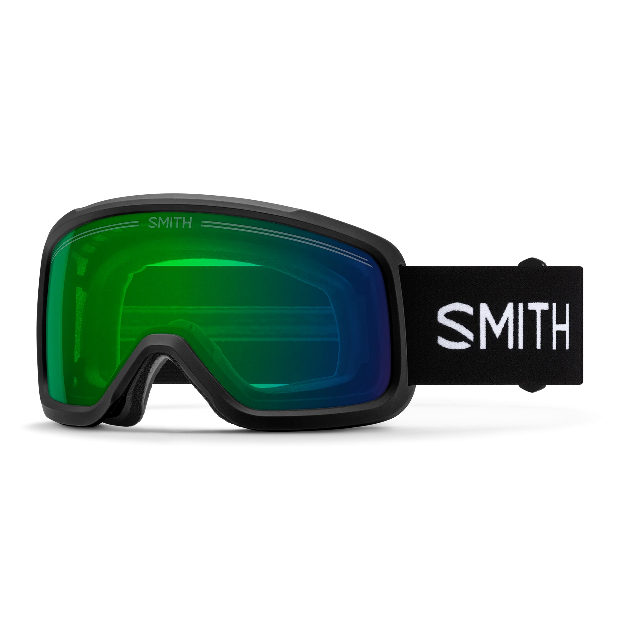 Masque de ski Smith - Shakedown - Noir - ChromaPop Everyday Green Mirror