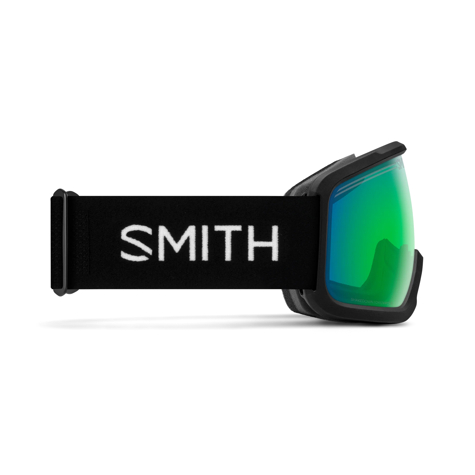 Masque de ski Smith - Shakedown - Noir - ChromaPop Everyday Green Mirror 3