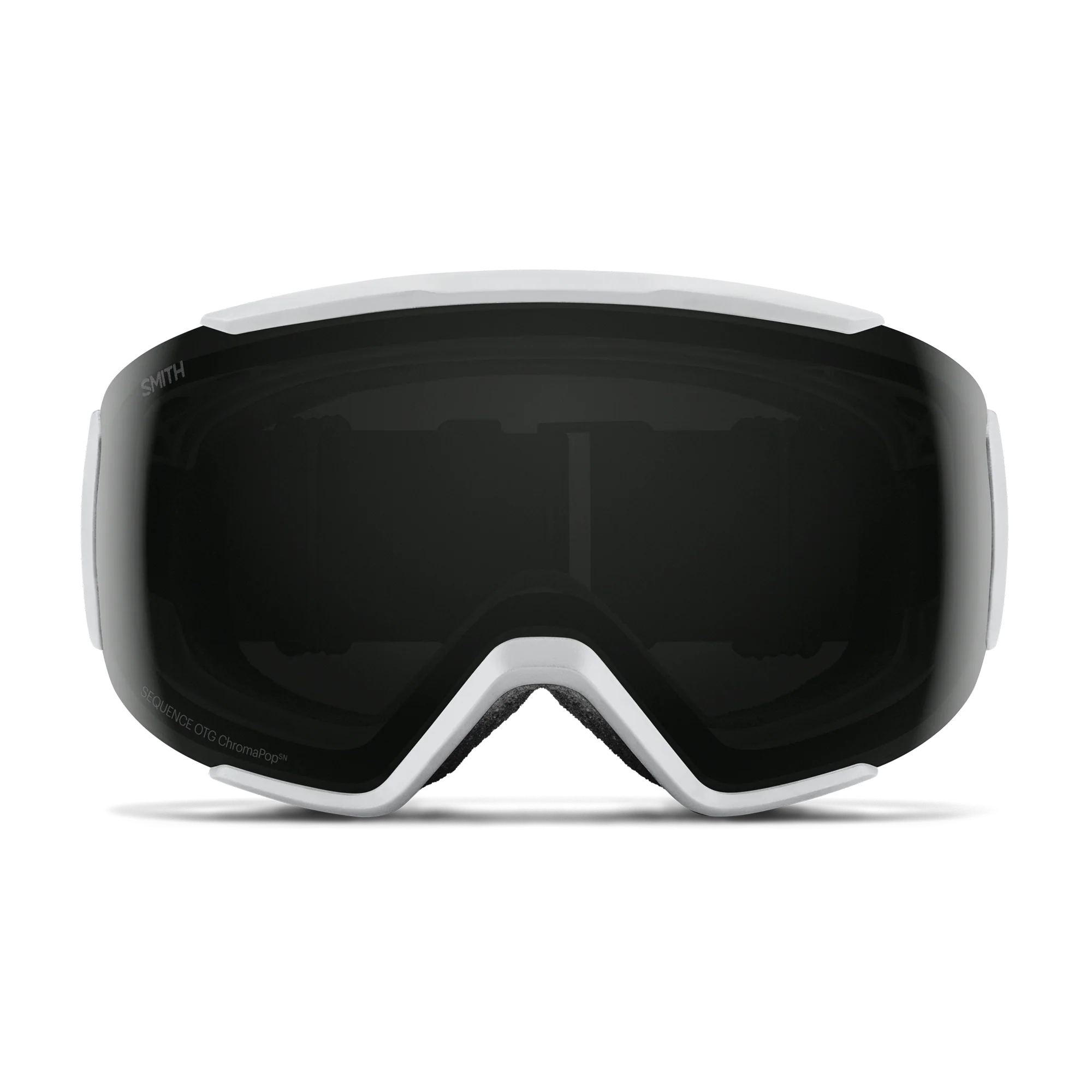 Masque de ski Smith - Sequence OTG - Blanc Fade Out - ChromaPop Sun Black