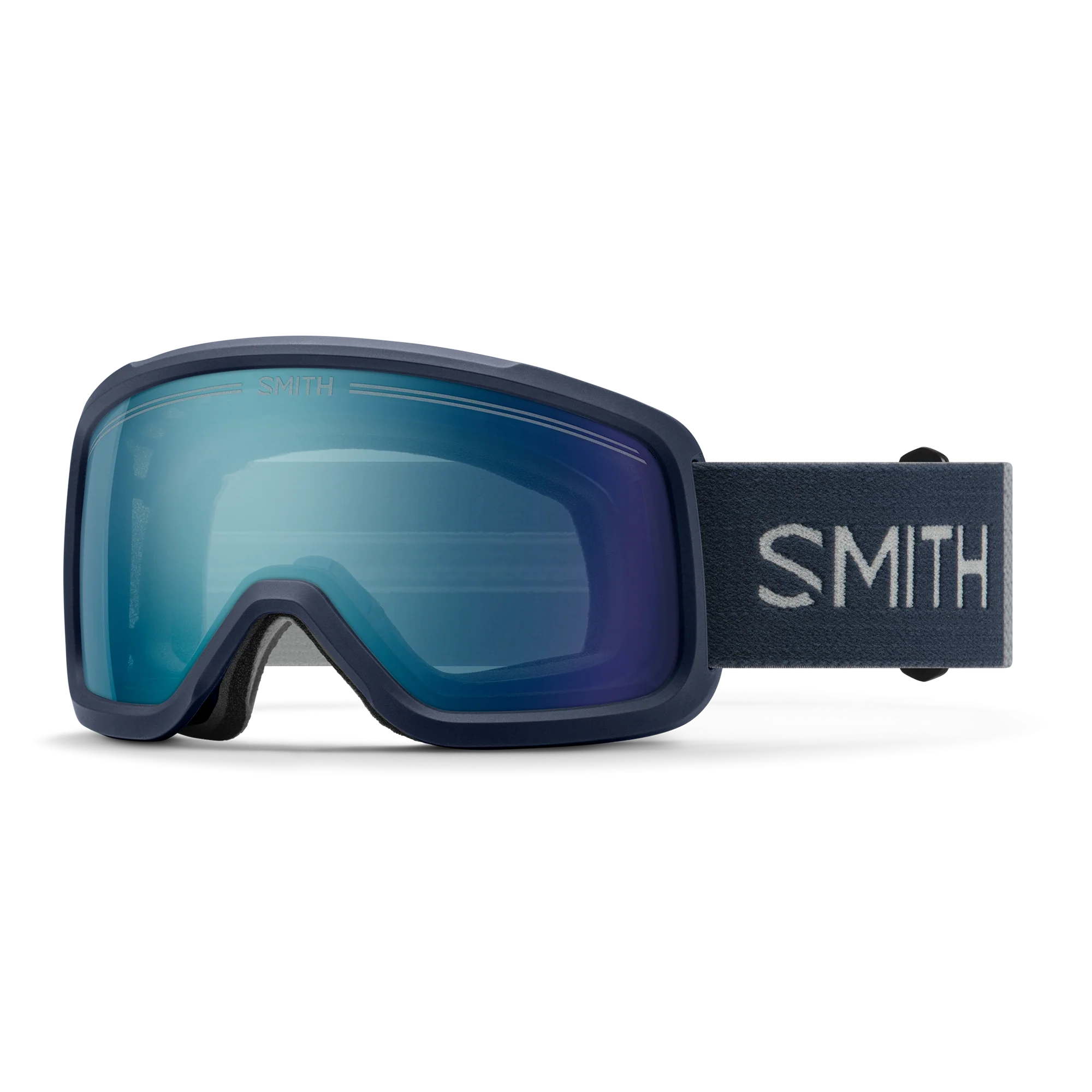 Masque de ski Smith - Shakedown - Bleu marine Royal - ChromaPop Everyday Blue Mirror