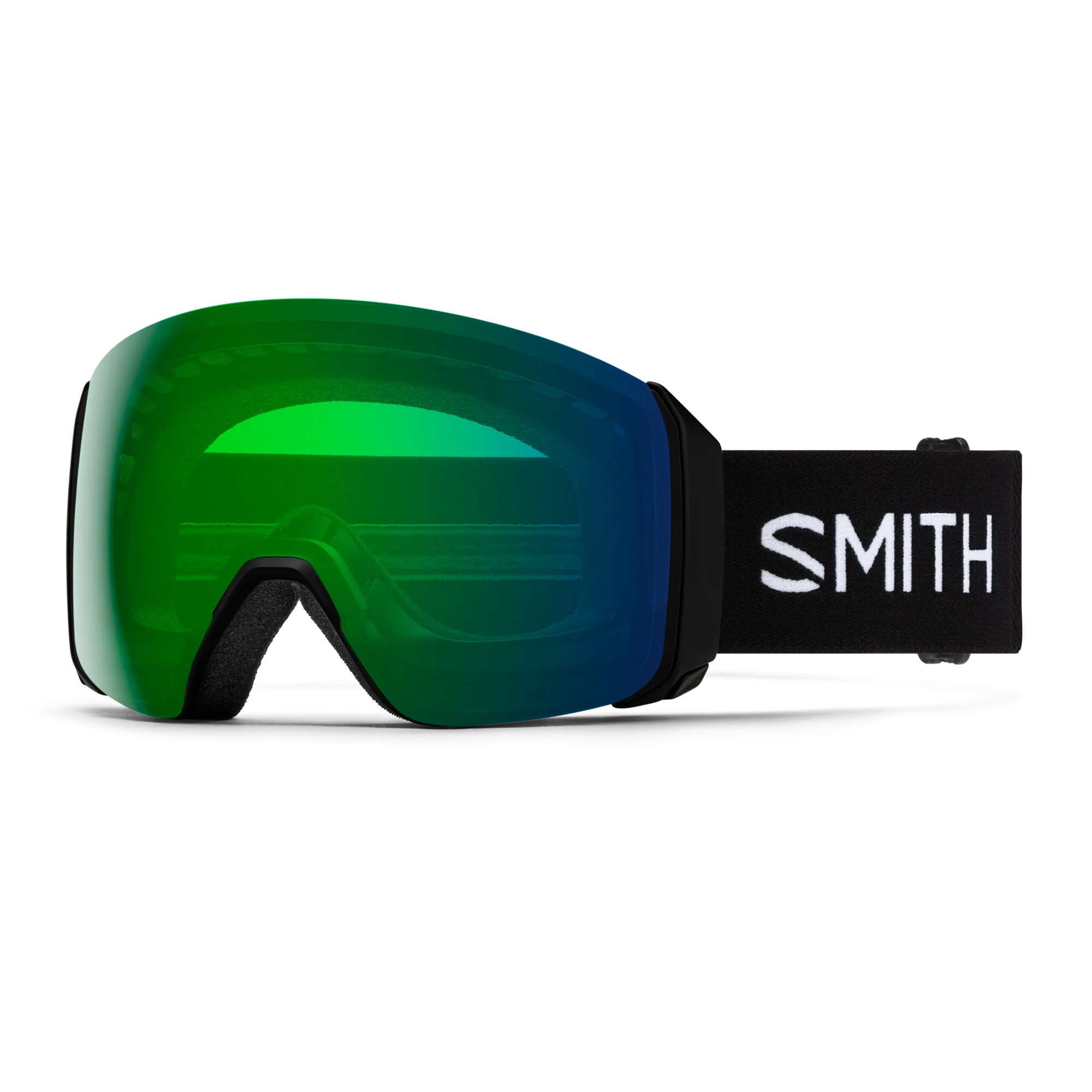 Masque de ski Smith - 4D MAG XL - Noir - ChromaPop Everyday Green Mirror