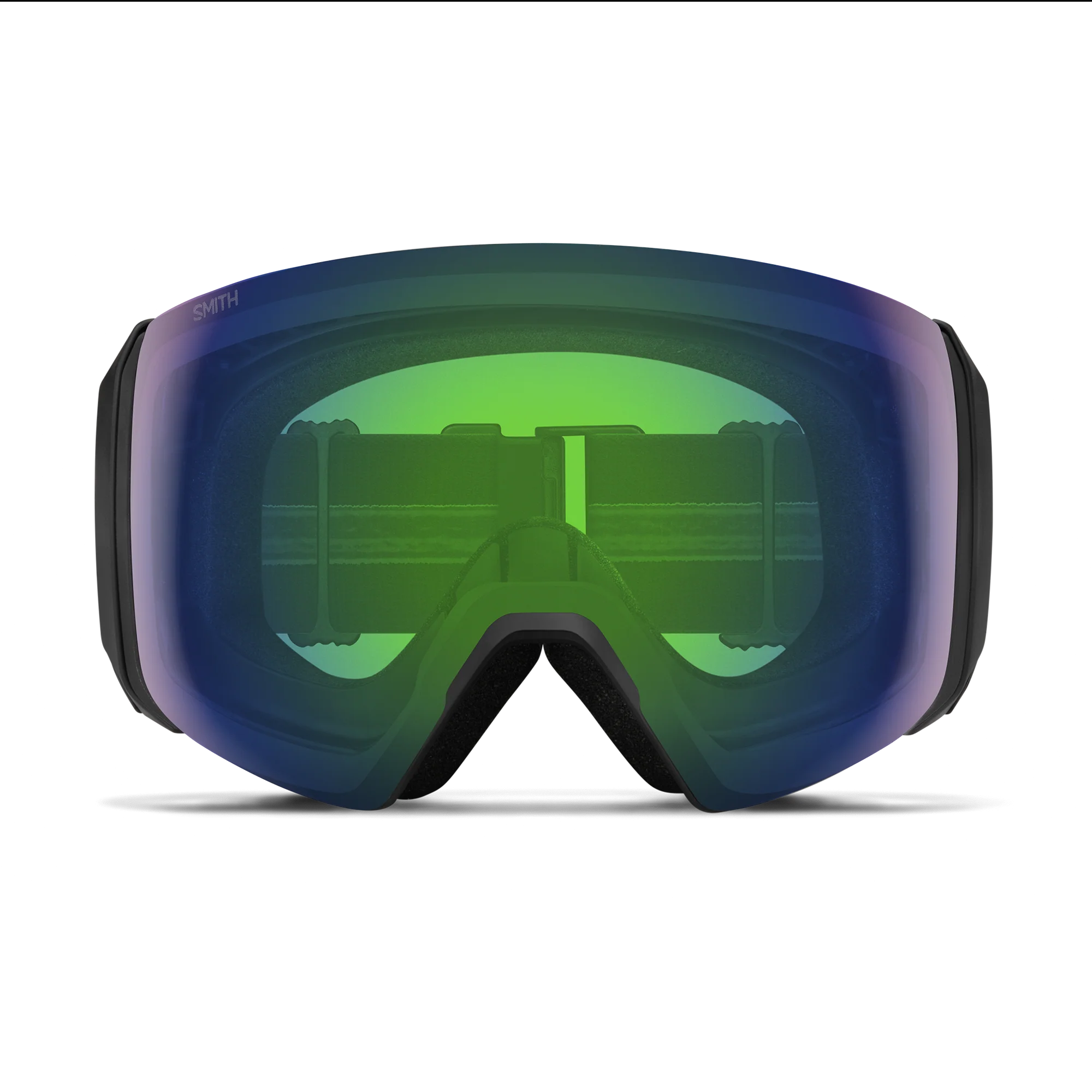 Masque de ski Smith - 4D MAG XL - Noir - ChromaPop Everyday Green Mirror 2