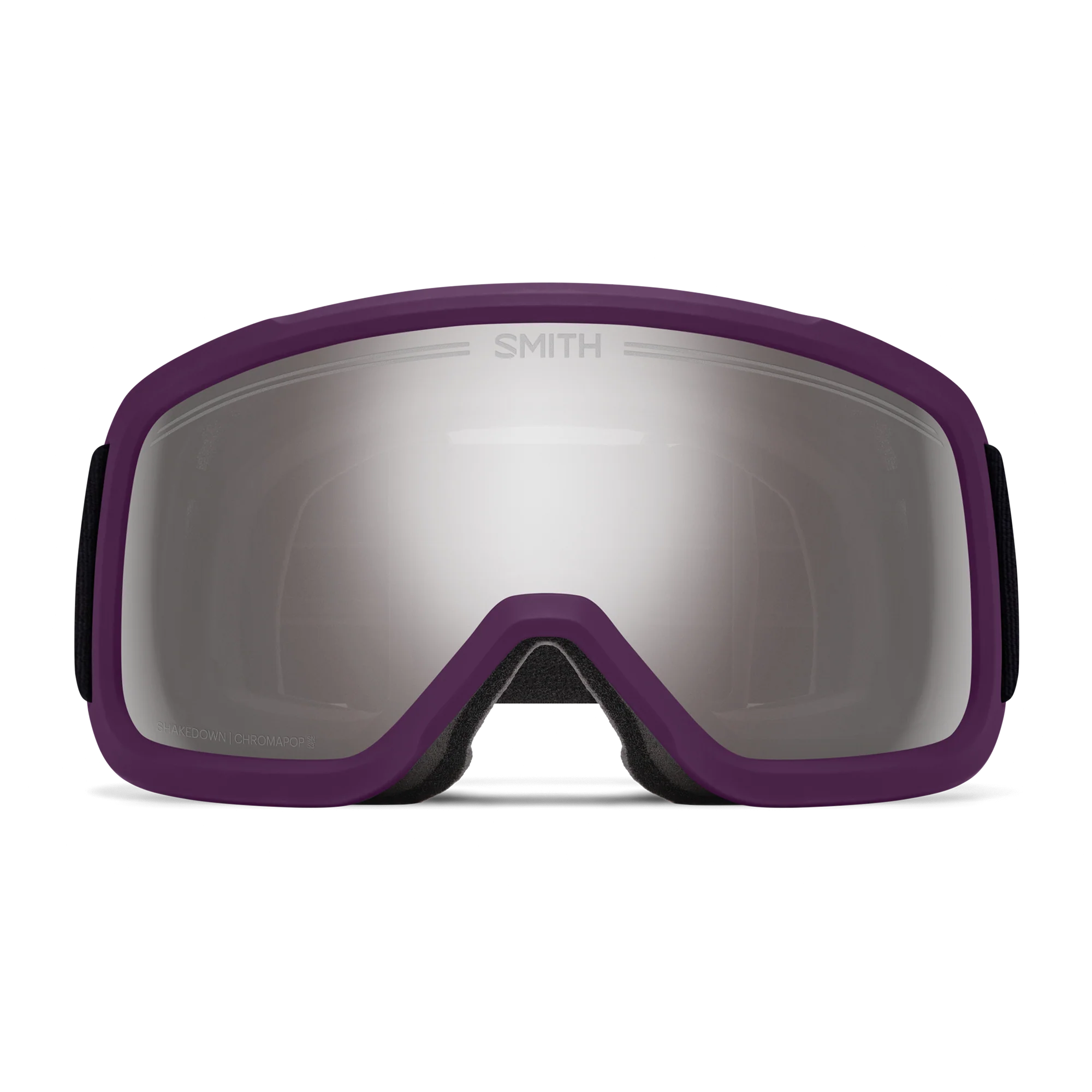 Masque de ski Smith - Shakedown - Cerise laquée Phases - ChromaPop Sun Platinum Mirror 2