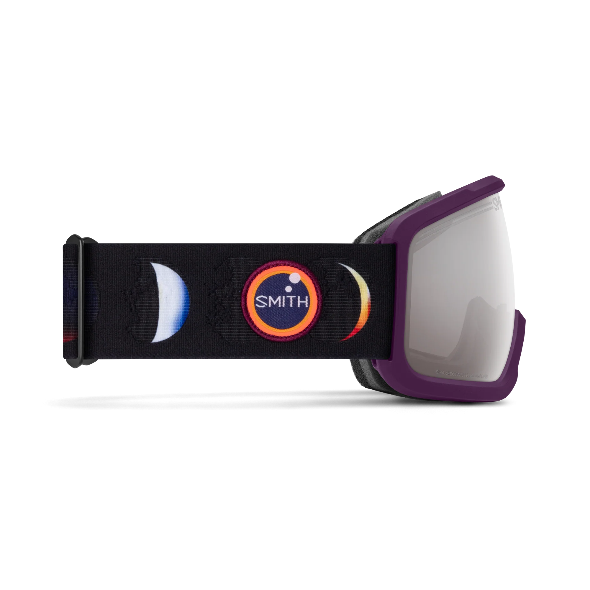 Masque de ski Smith - Shakedown - Cerise laquée Phases - ChromaPop Sun Platinum Mirror 3