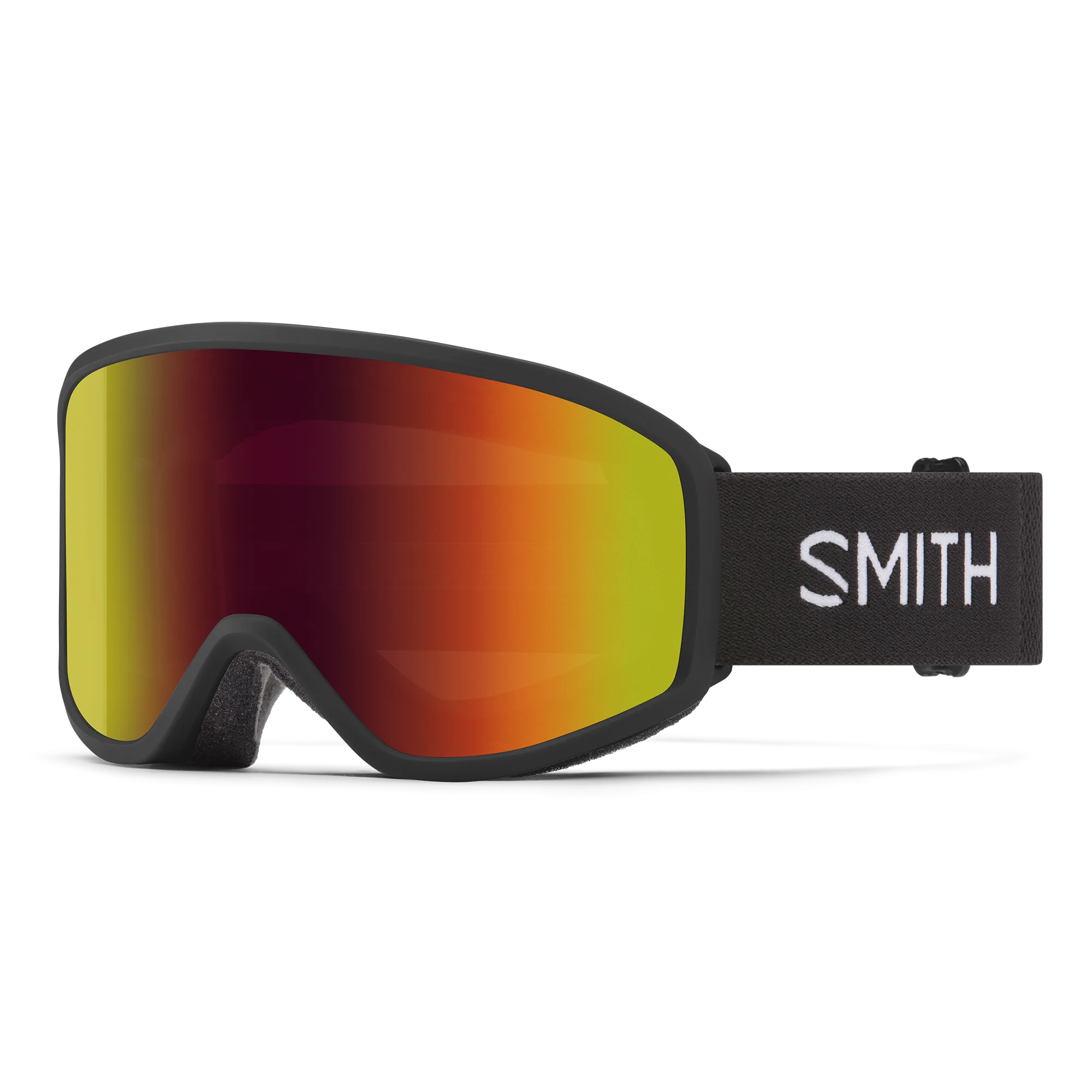 Masque de ski Smith - Reason OTG - Noir - Red Sol-X Mirror Antifog