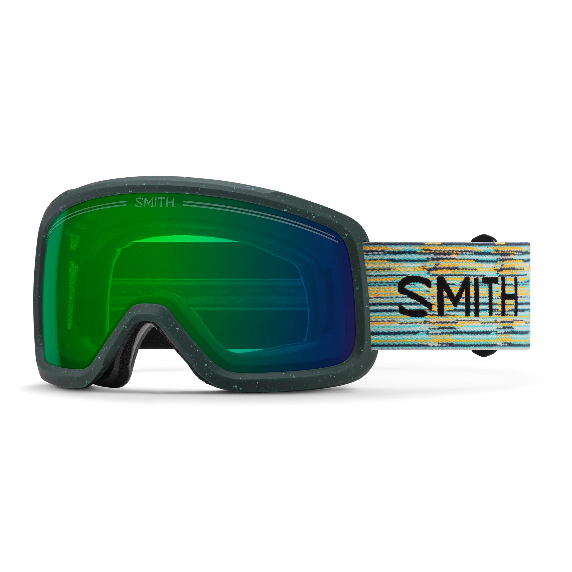 Masque de ski Smith - Shakedown - Émeraude Renu Upcycled Scrap - ChromaPop Everyday Green Mirror