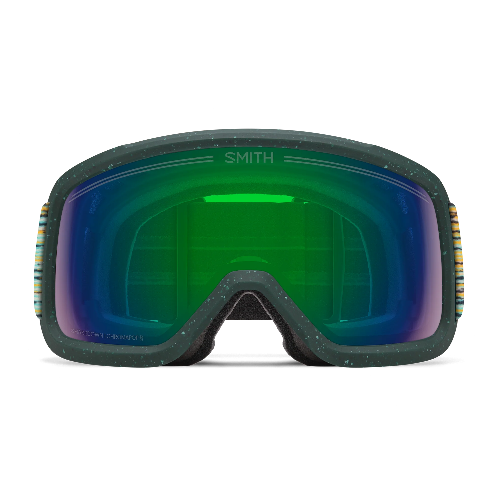 Masque de ski Smith - Shakedown - Émeraude Renu Upcycled Scrap - ChromaPop Everyday Green Mirror 2