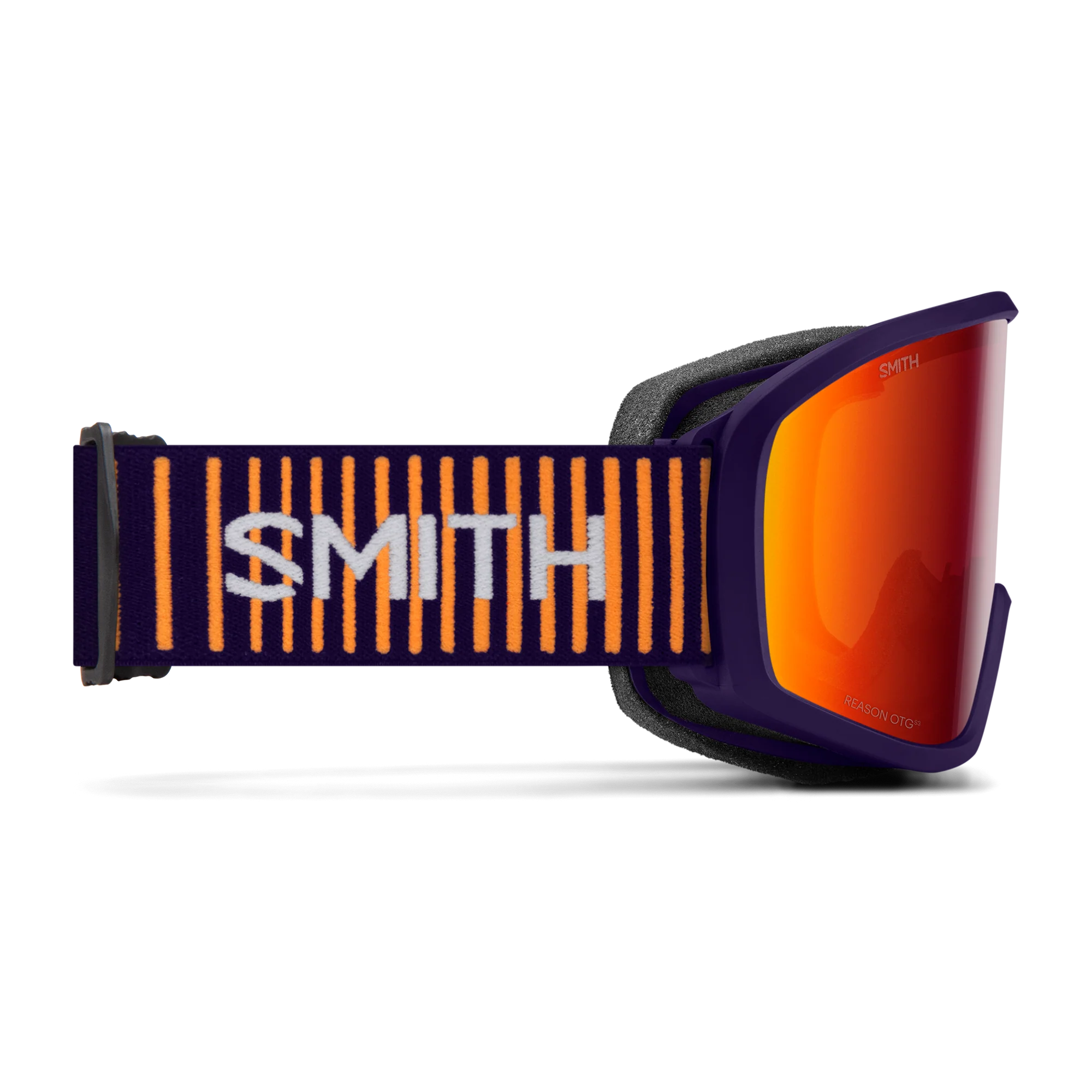 Masque de ski Smith - Reason OTG - Prune Dégradé - Red Sol-X Mirror Antifog