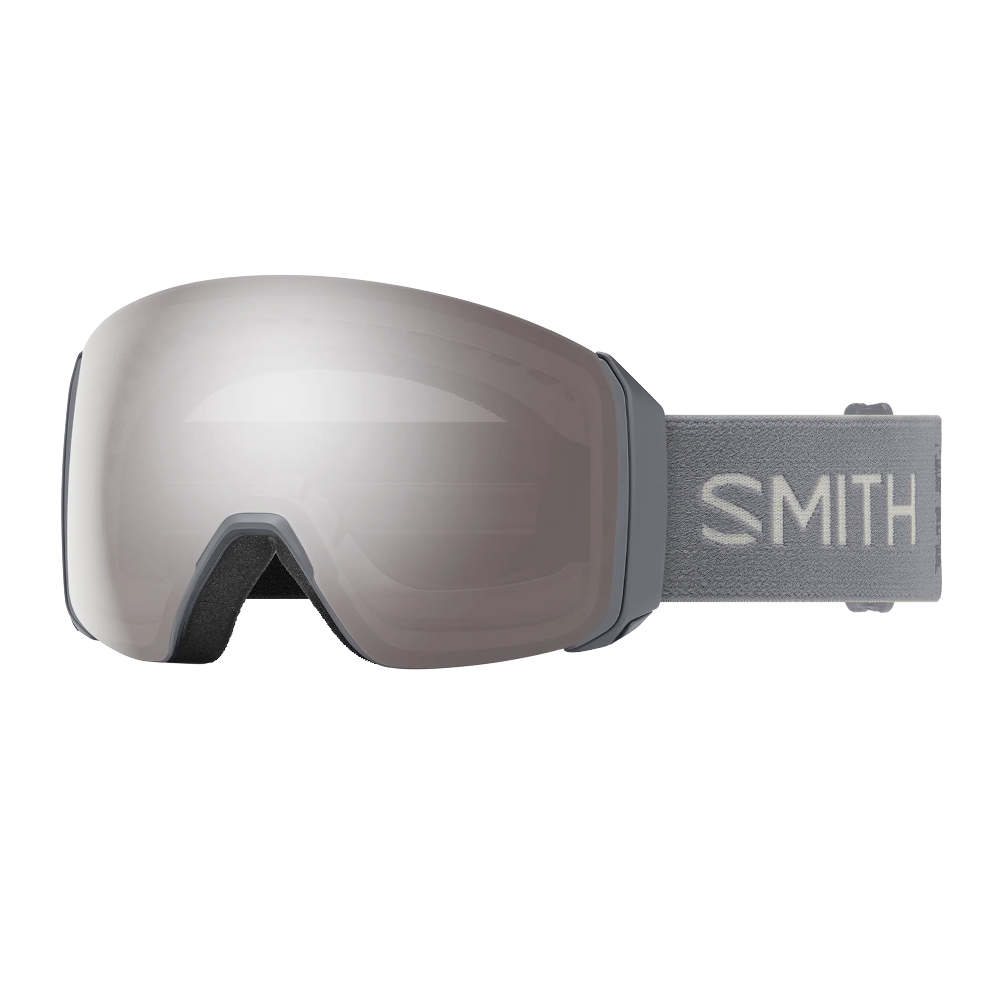 Masque de ski Smith - 4D MAG XL - Gris Cirrus - ChromaPop Sun Platinum Mirror
