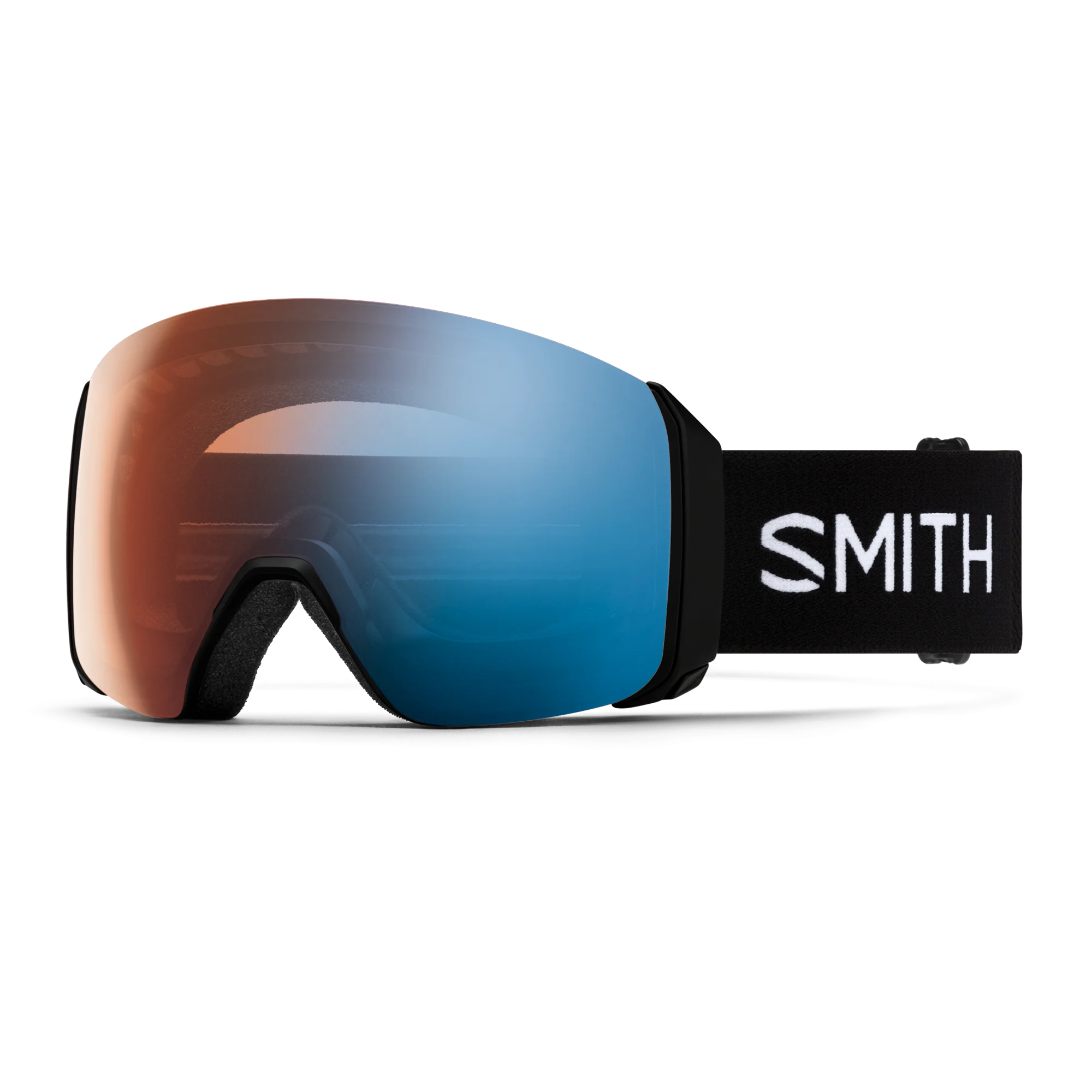 Masque de ski Smith - 4D MAG XL - Noir - ChromaPop Pro Photochromic Blue Mirror