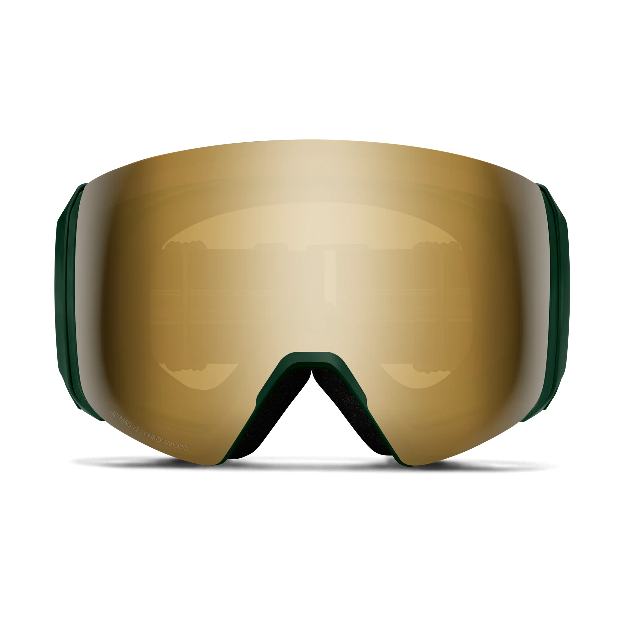 Masque de ski Smith - 4D MAG XL - Vert Evergreen Retro Classic - ChromaPop Sun Black Gold Mirror 2