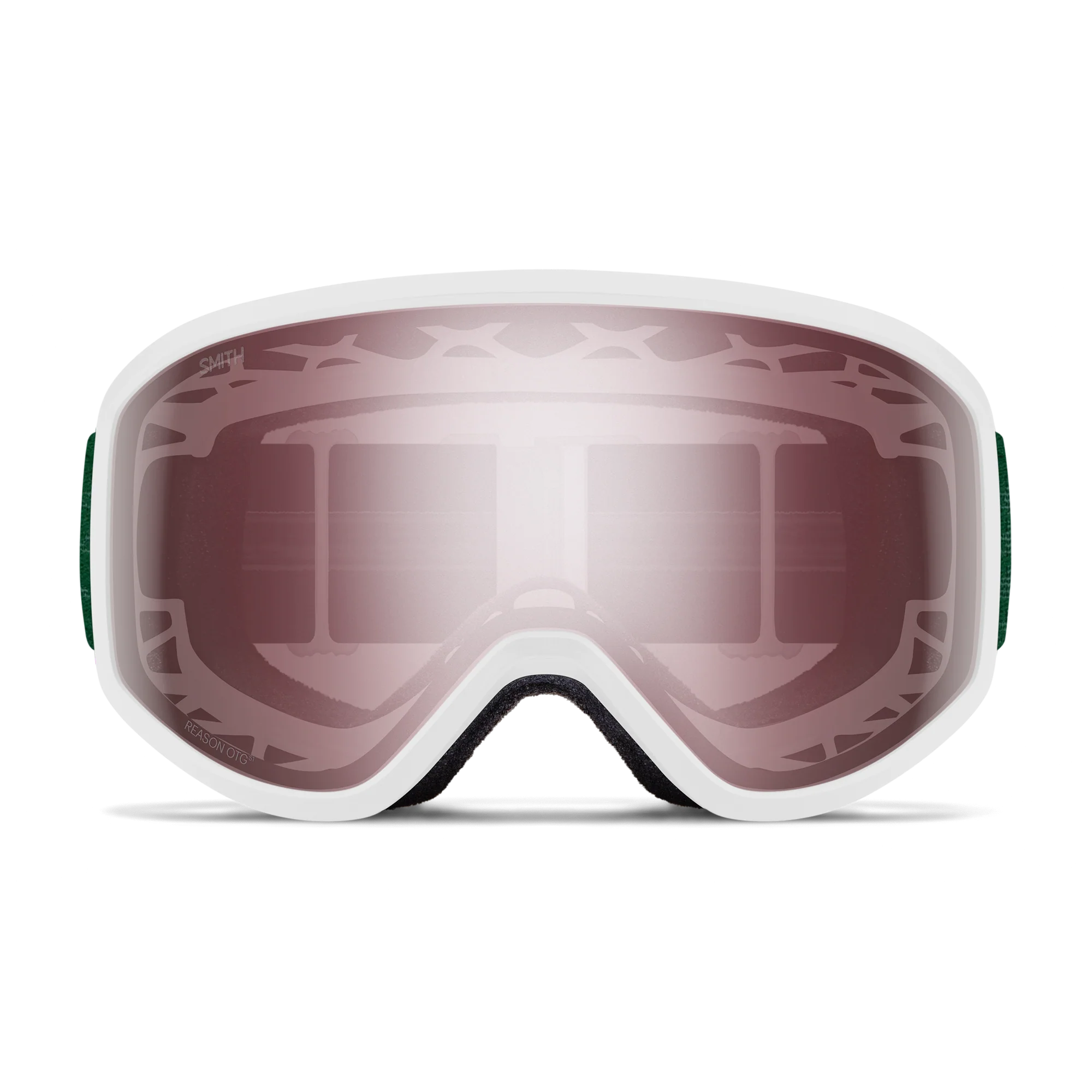 Masque de ski Smith - Reason OTG - Blanc Rétro Classique - Ignitor Mirror Antifog