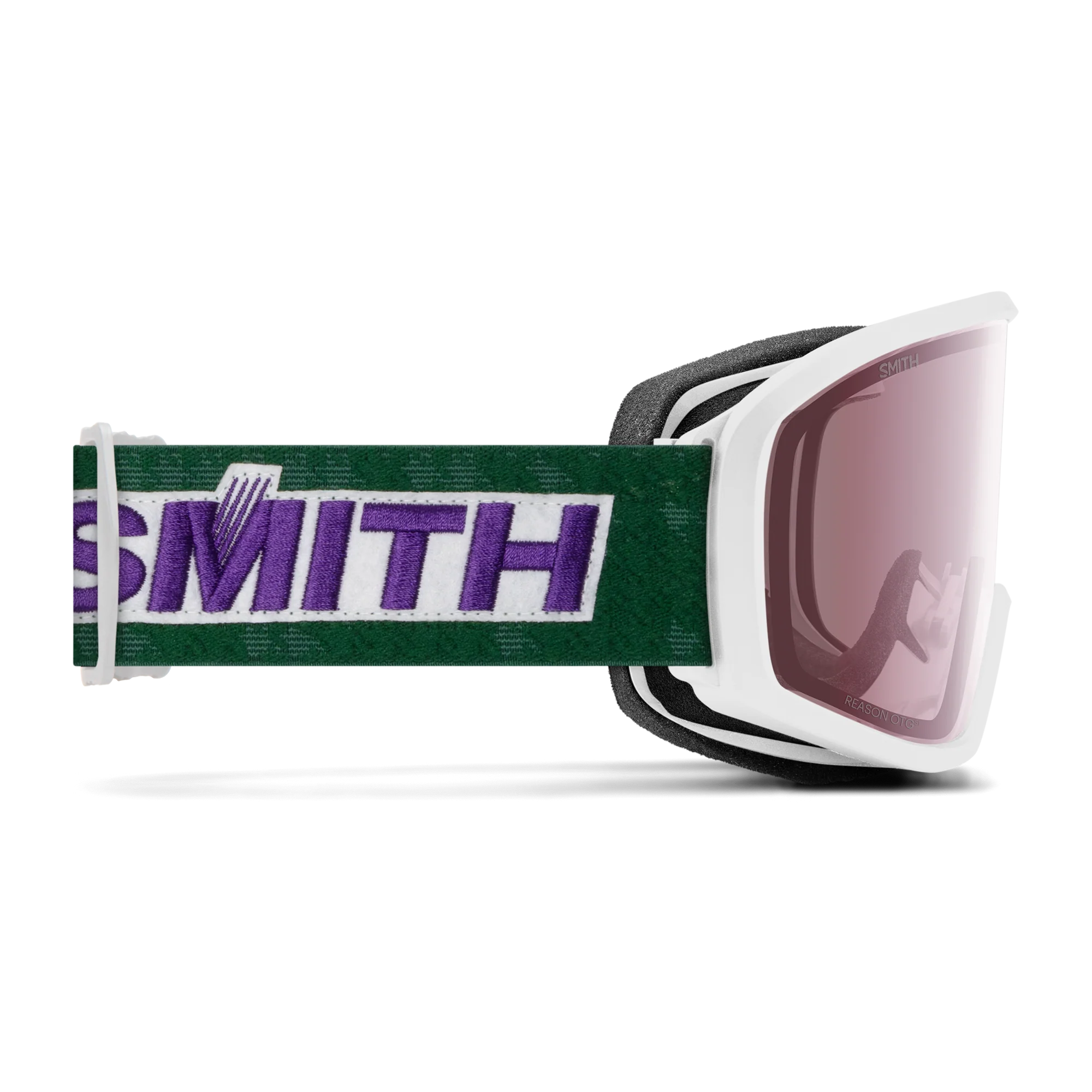Masque de ski Smith - Reason OTG - Blanc Rétro Classique - Ignitor Mirror Antifog