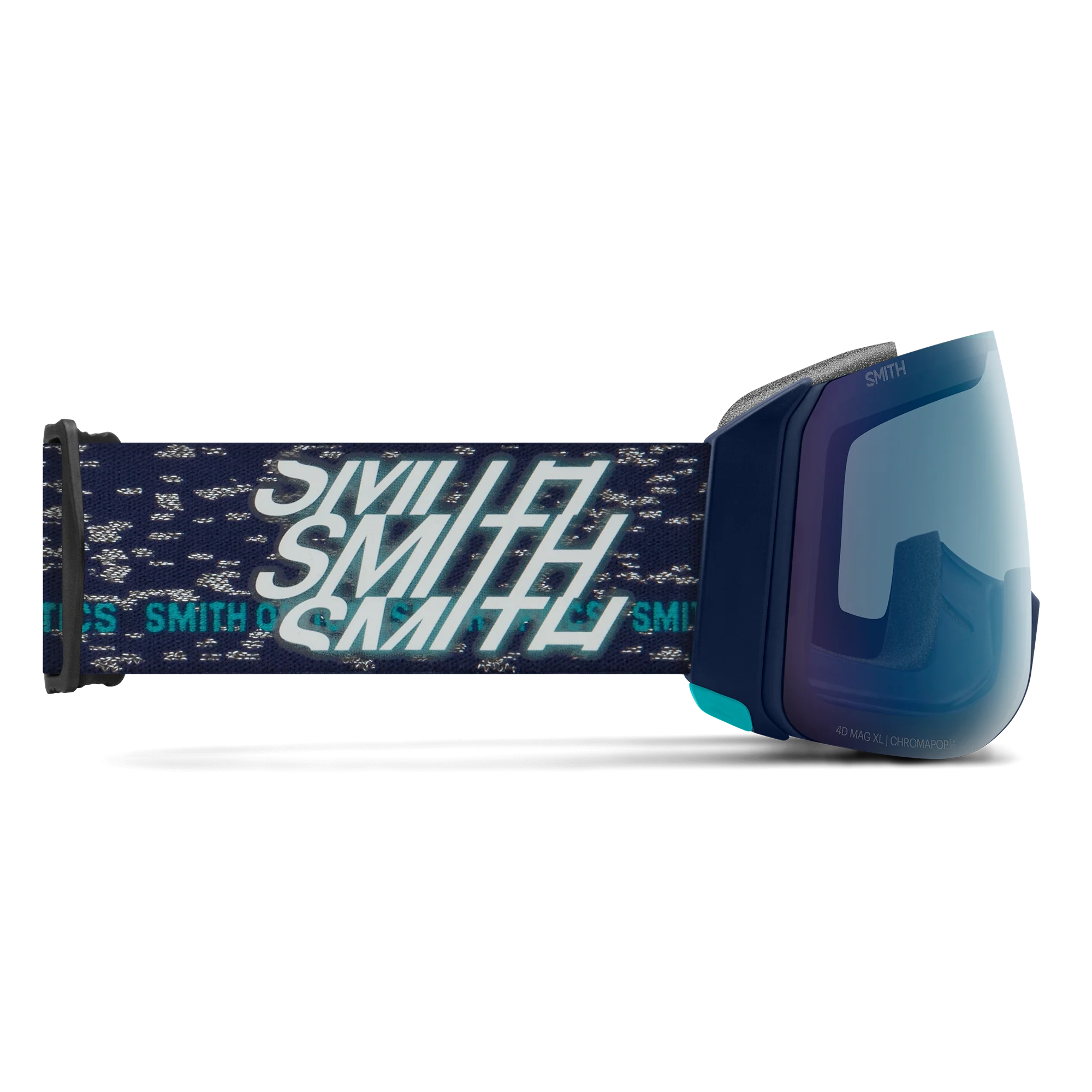 Masque de ski Smith - 4D MAG XL - Midnight Snow - ChromaPop Everyday Blue Mirror 3