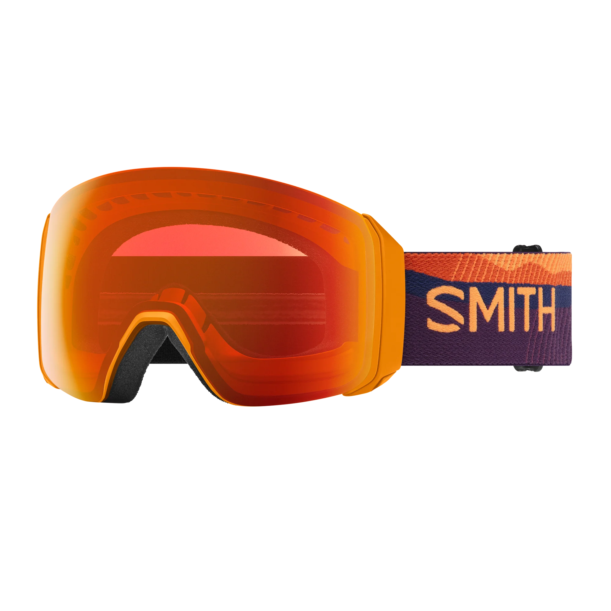 Masque de ski Smith - 4D MAG XL - Orange Electric Sunrise - ChromaPop Everyday Red Mirror