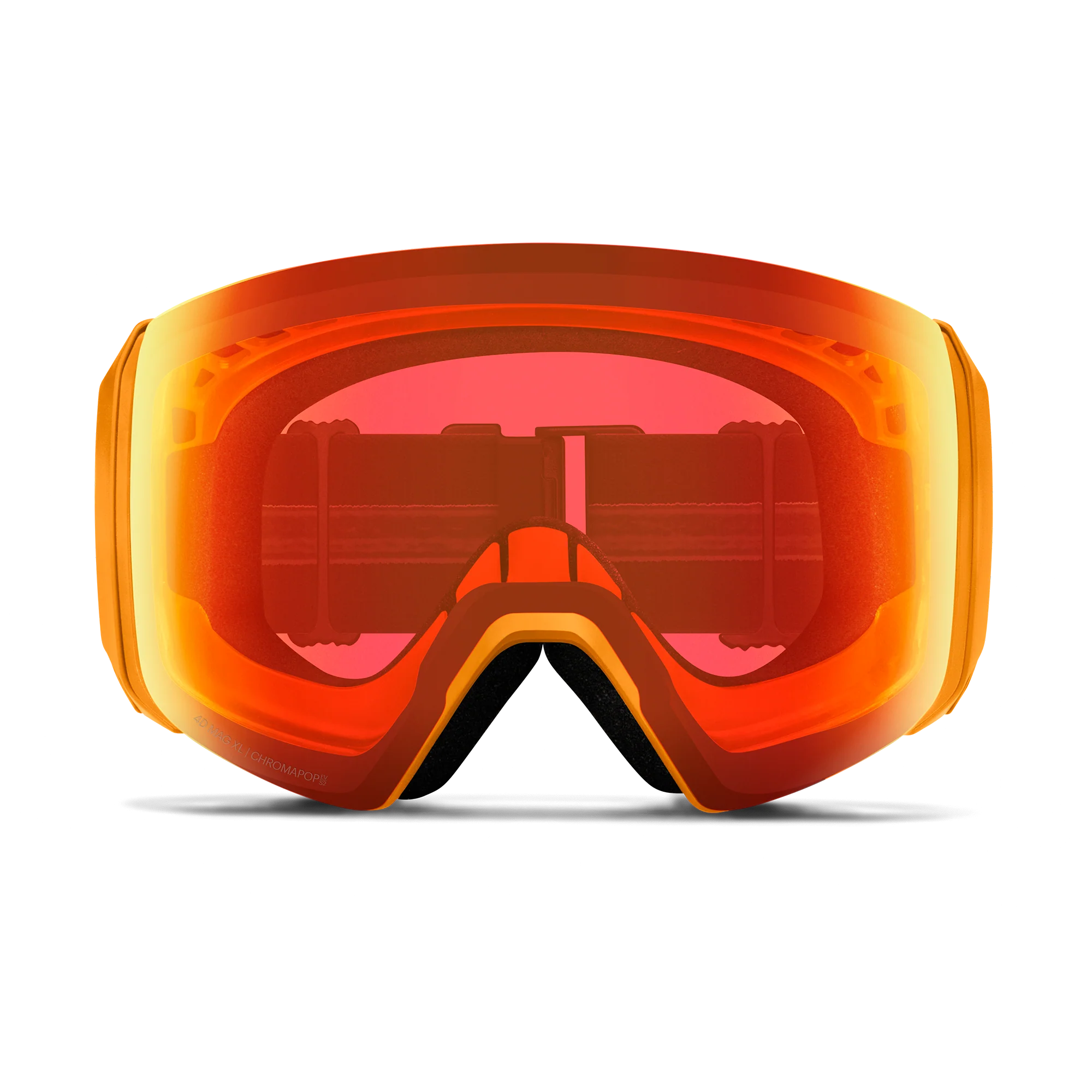 Masque de ski Smith - 4D MAG XL - Orange Electric Sunrise - ChromaPop Everyday Red Mirror 2