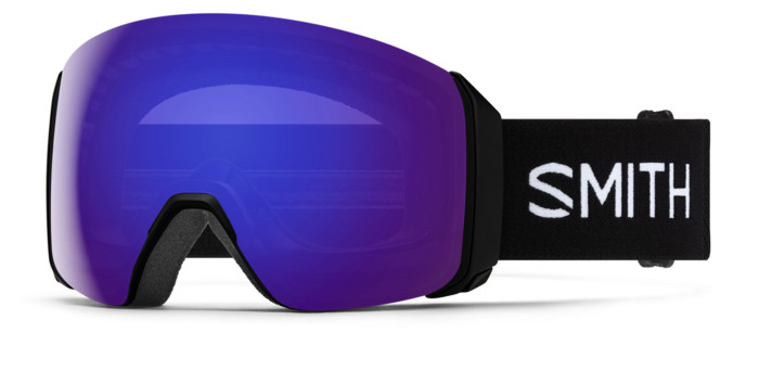 Masque de ski Smith - 4D MAG XL - Noir - ChromaPop Everyday Violet Mirror