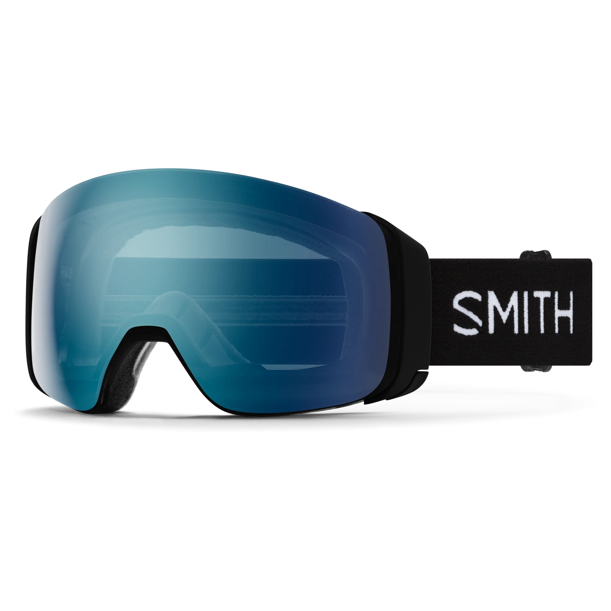 Masque de ski Smith - 4D MAG - Noir - ChromaPop Everyday Blue Mirror