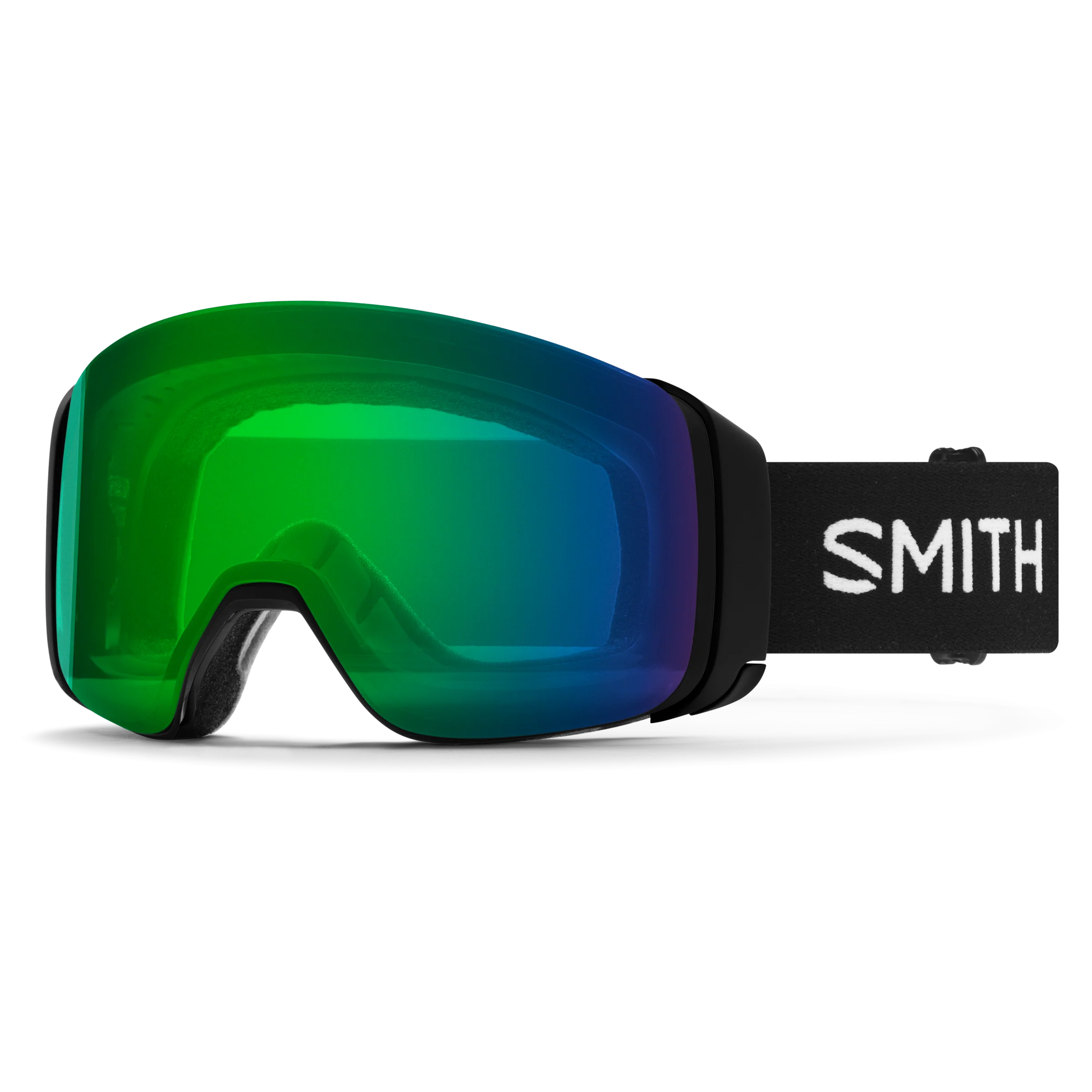Masque de ski Smith - 4D MAG - Noir - ChromaPop Everyday Green Mirror