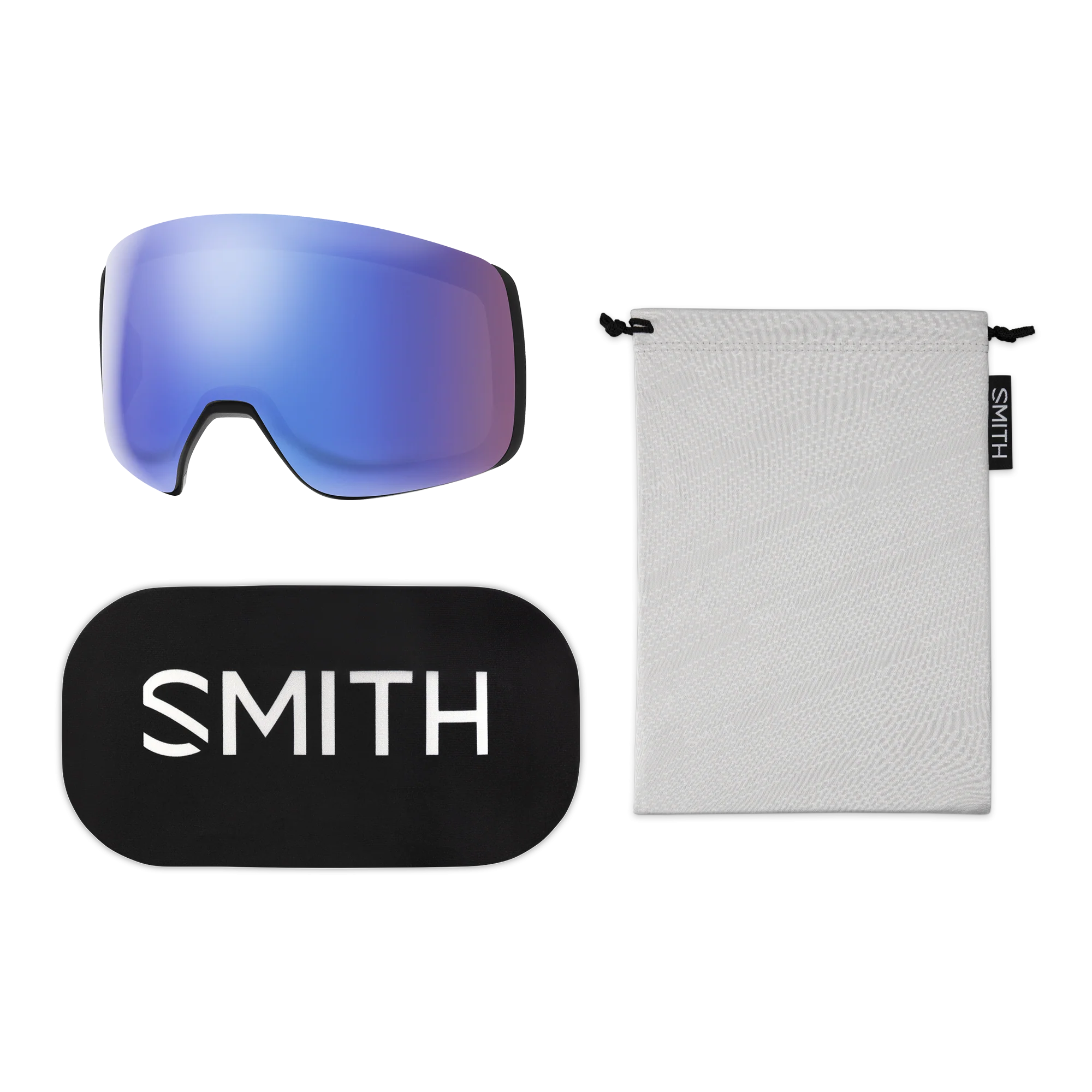 Masque de ski Smith - 4D MAG - Noir - ChromaPop Everyday Green Mirror 2
