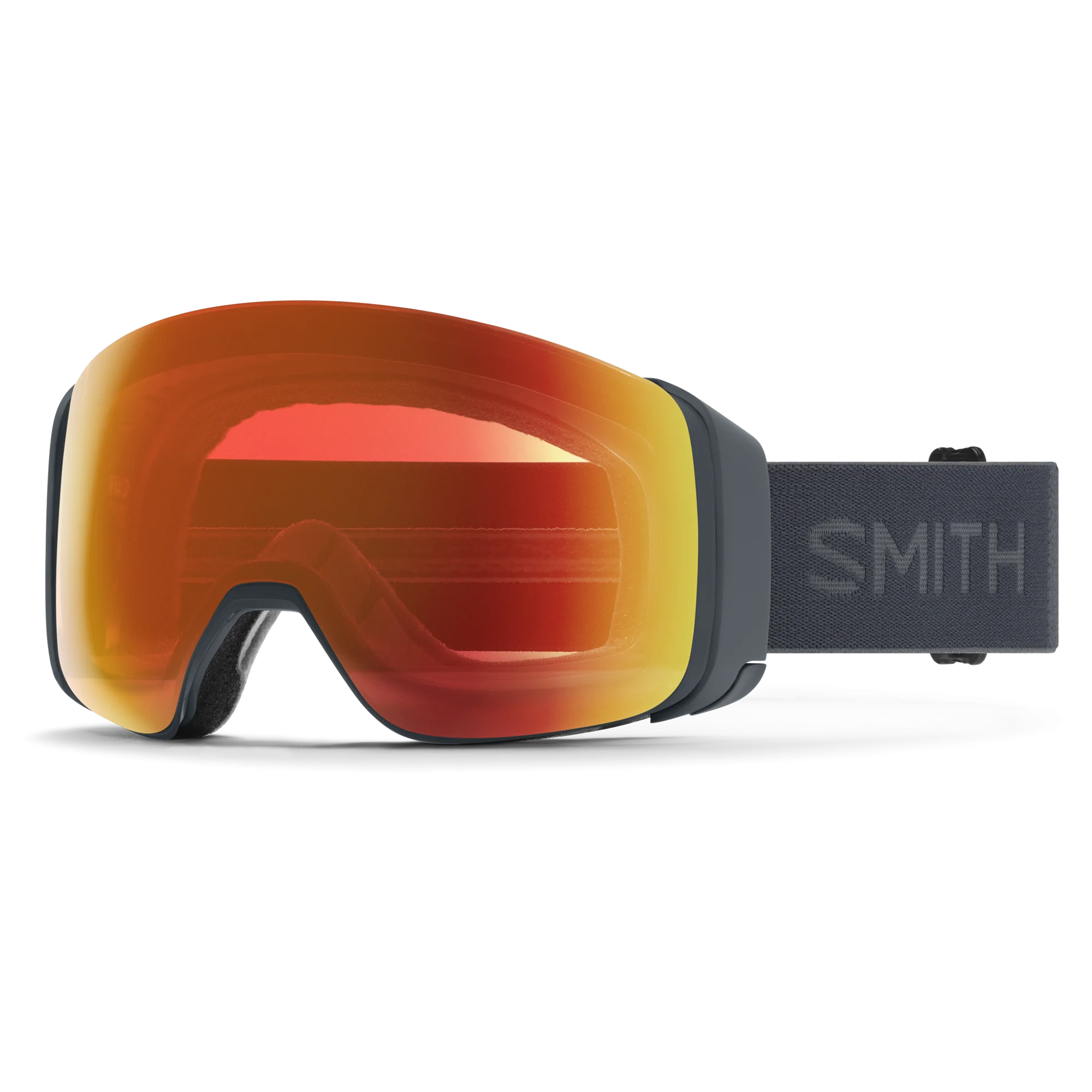 Masque de ski Smith - 4D MAG - Ardoise - ChromaPop Everyday Red Mirror