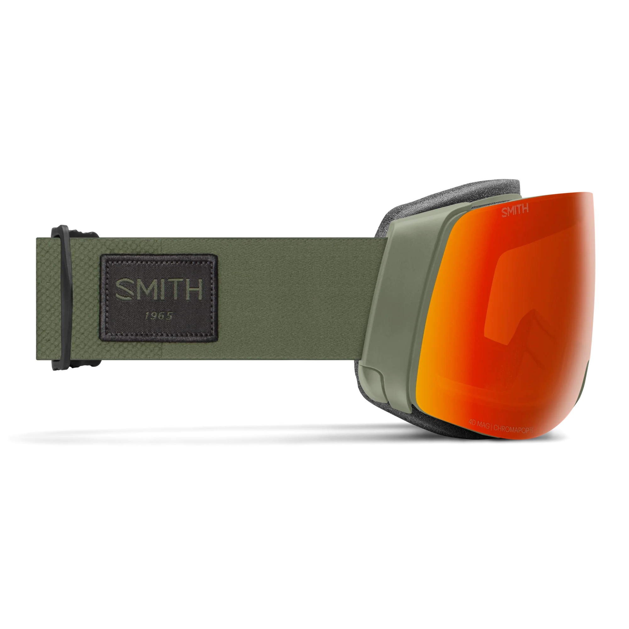 Masque de ski Smith - 4D MAG - Vert Fatigue - ChromaPop Everyday Red Mirror 3