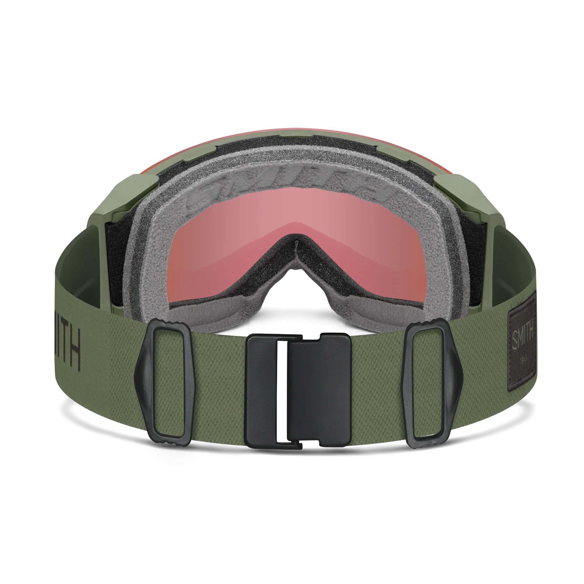 Masque de ski Smith - 4D MAG - Vert Fatigue - ChromaPop Everyday Red Mirror 4